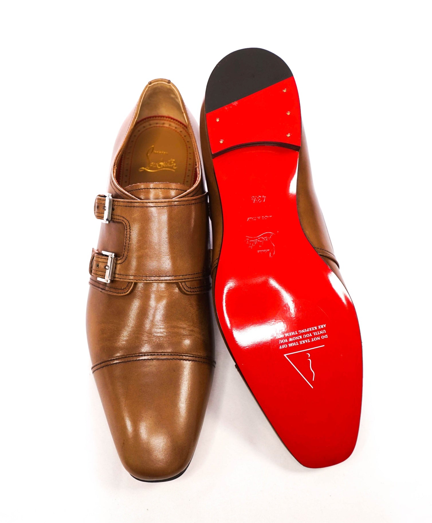 $1,150 CHRISTIAN LOUBOUTIN - *MORTIMER* Monk Loafers - US 10.5 (EU43.5)