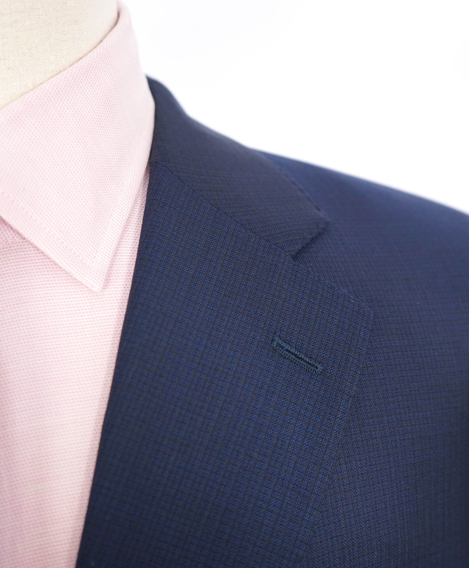 $1,295 ZEGNA for SAKS 5TH AVE - Navy Check Classic Fit Suit - 48R