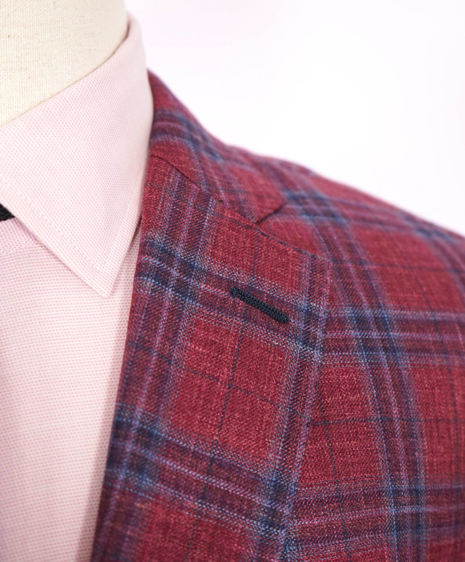 $1,098 LORO PIANA For SAKS 5TH AVE - Red/Blue "Summertime Blazer - 46R