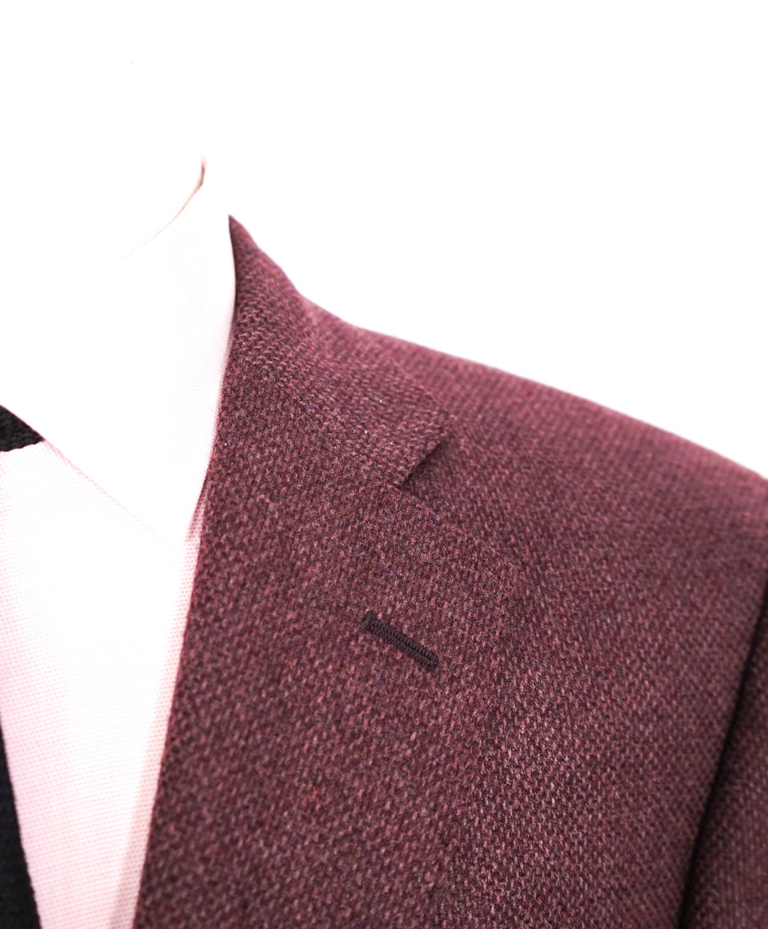 $2,295 PAL ZILERI - Plum Cashmere/Silk Textured Blazer - 46R