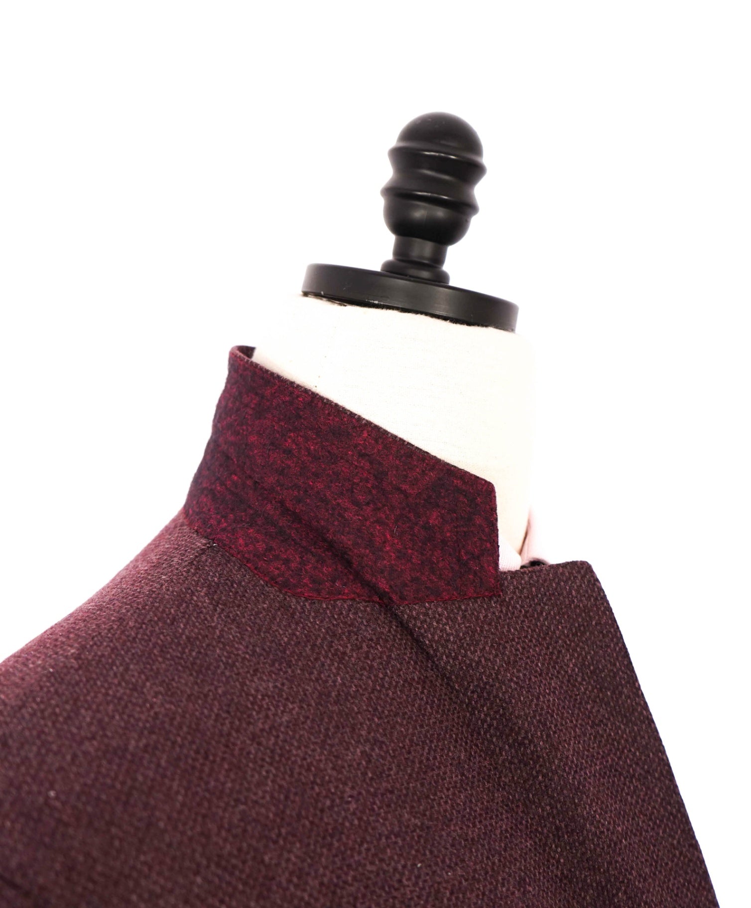$2,295 PAL ZILERI - Plum Cashmere/Silk Textured Blazer - 46R