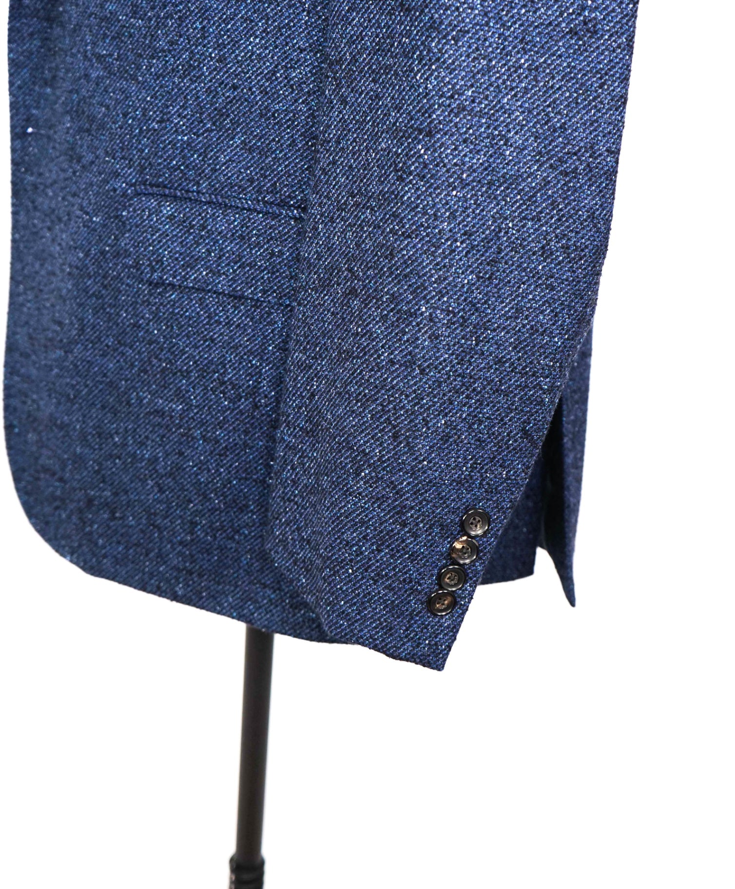 $1,595 EMPORIO ARMANI - Navy Blue Wool/Silk G-Line Blazer - 48R