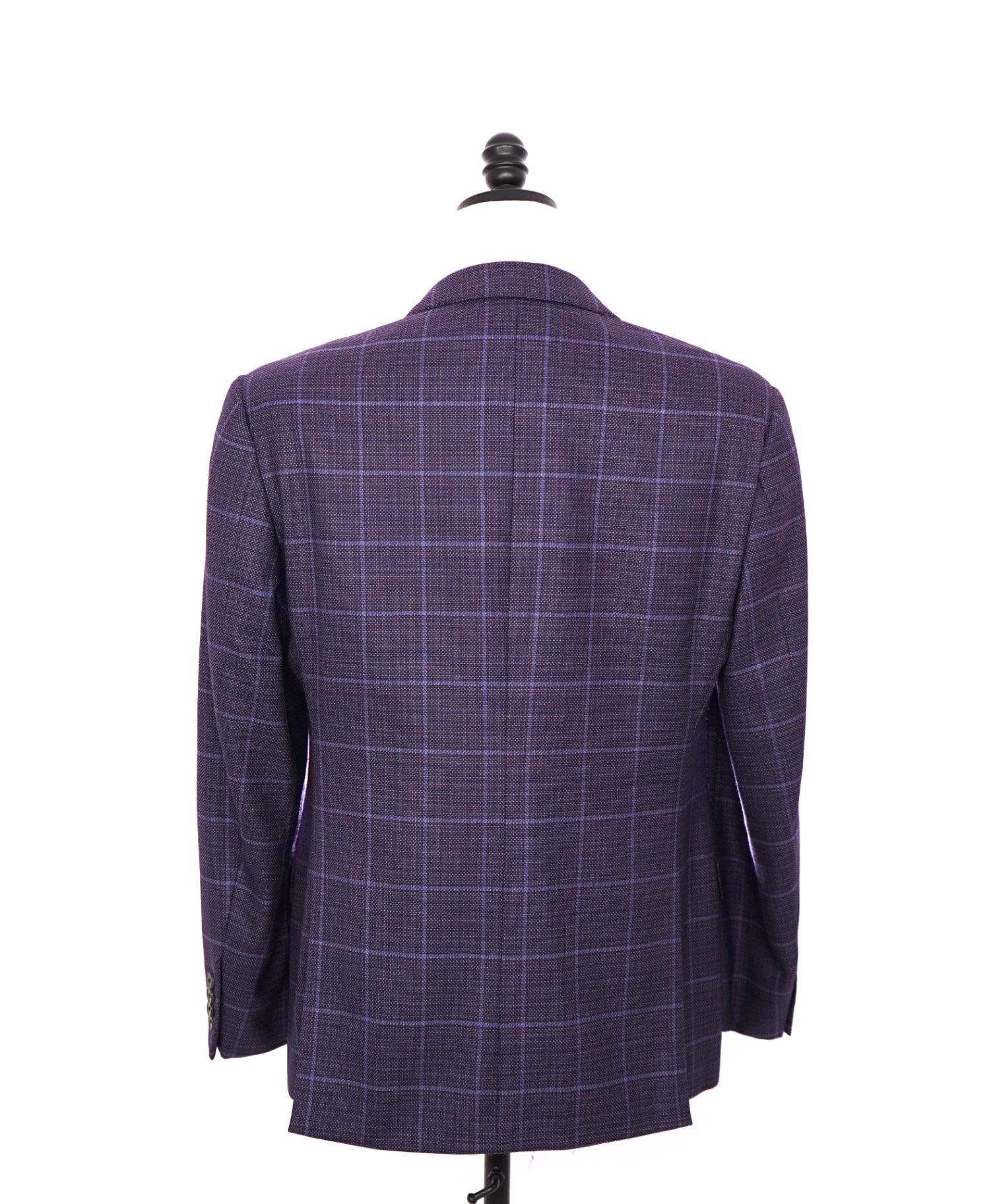 $1,995 EMPORIO ARMANI - Purple Wool "G-LINE" Blazer - 42R