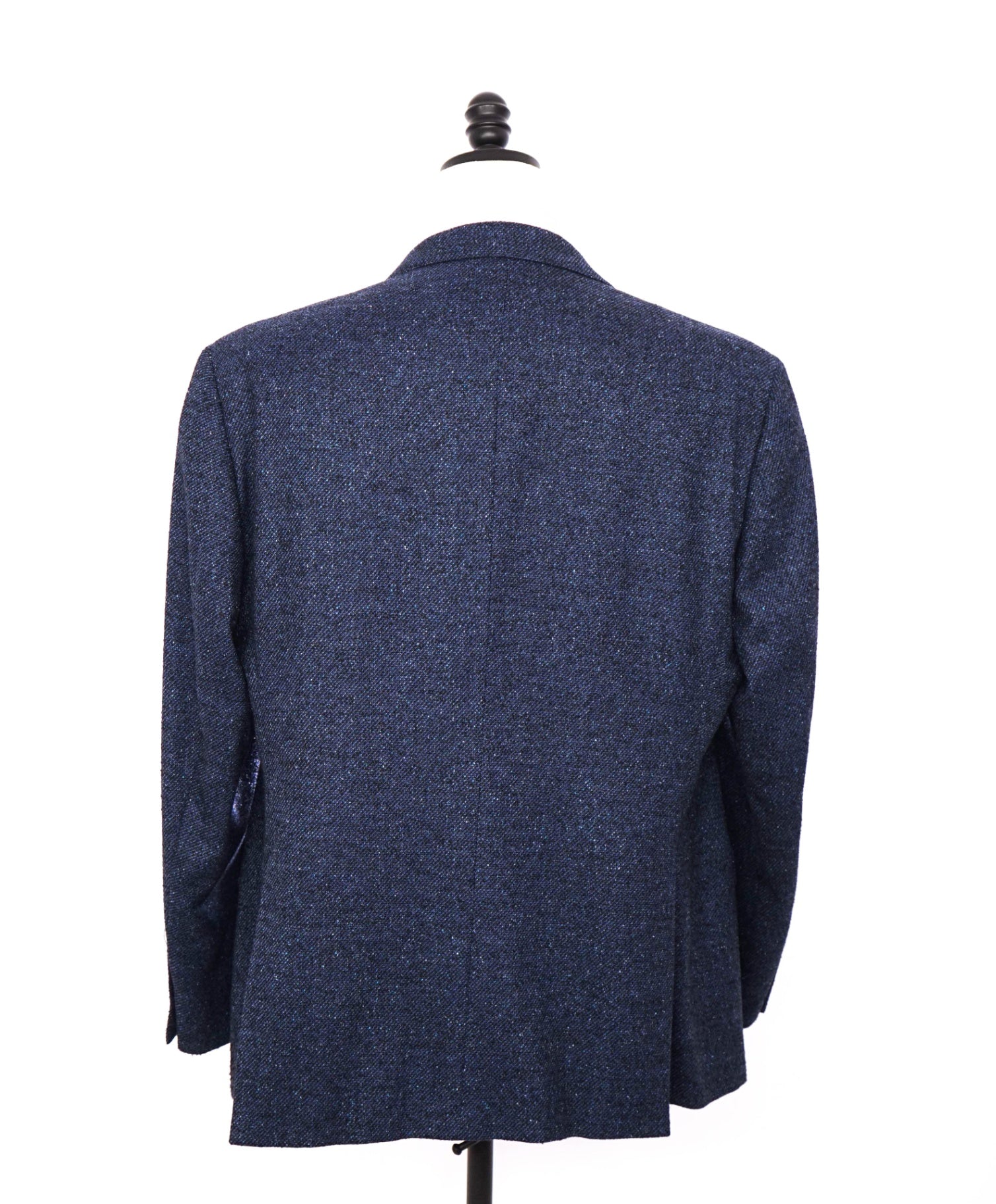 $1,595 EMPORIO ARMANI - Navy Blue Wool/Silk G-Line Blazer - 48R