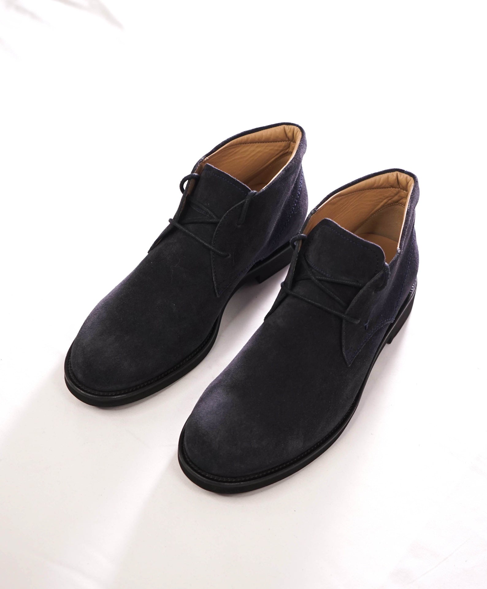$700 TOD'S - Navy Blue Suede Chukka Boot - US 9 (UK8)