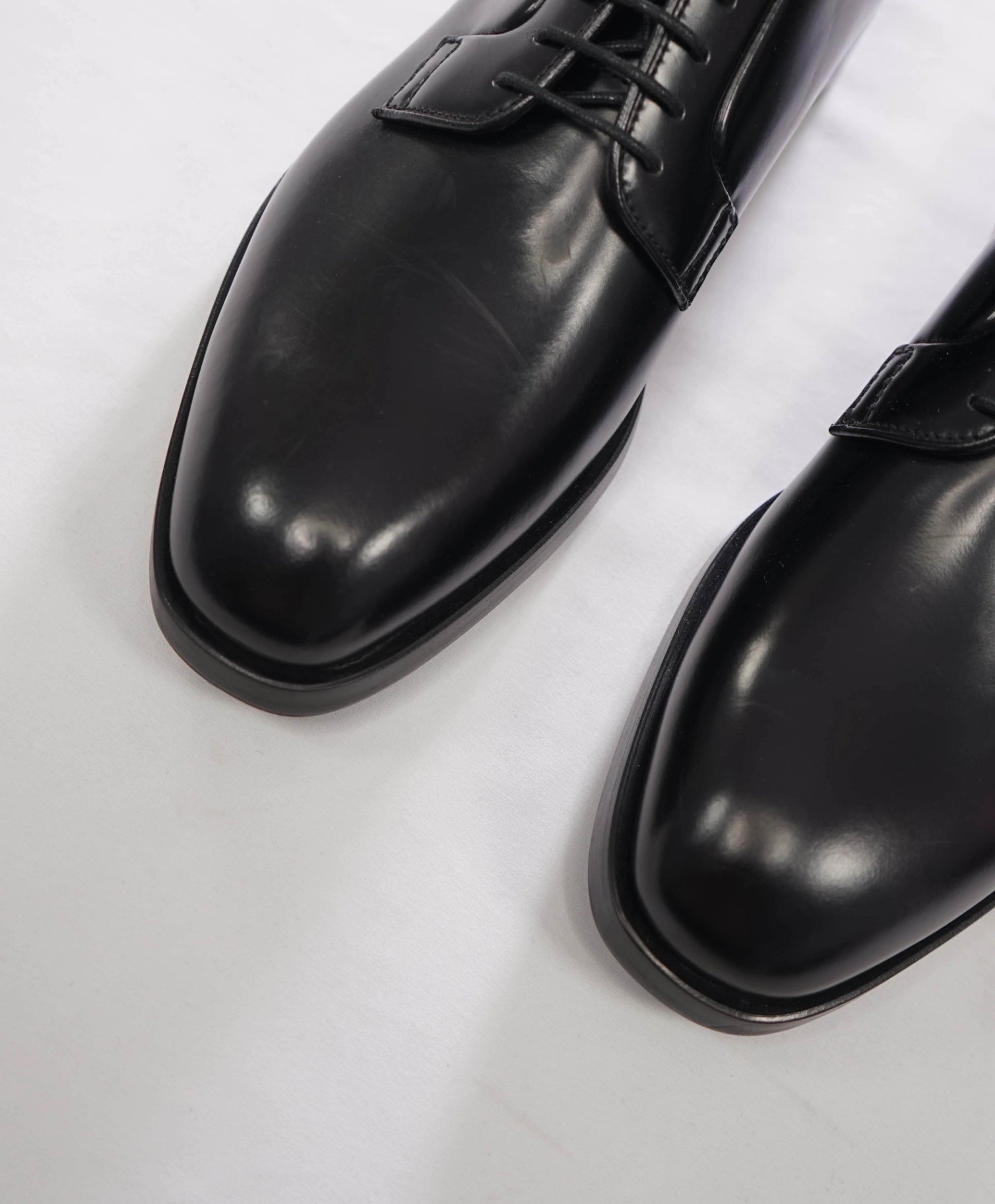 $1,150 PRADA - Black Leather Derby - US 8 (7UK)
