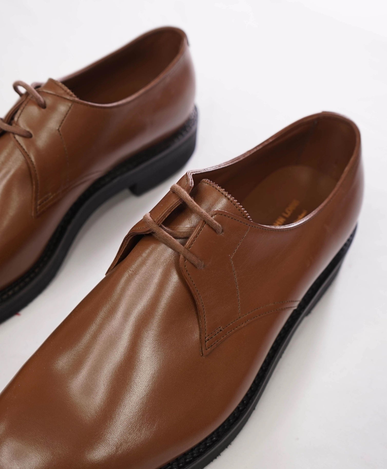 $1,840 JOHN LOBB - Brown Leather HALDON Derby - US 9 (8UK)