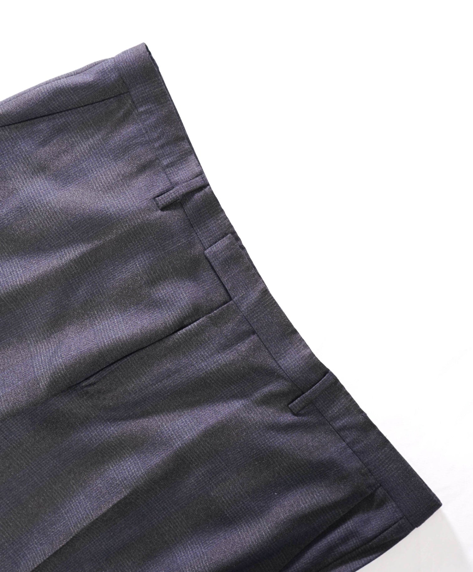 $295 HUGO BOSS - Dark Gray Plaid Wool Pants - 40W