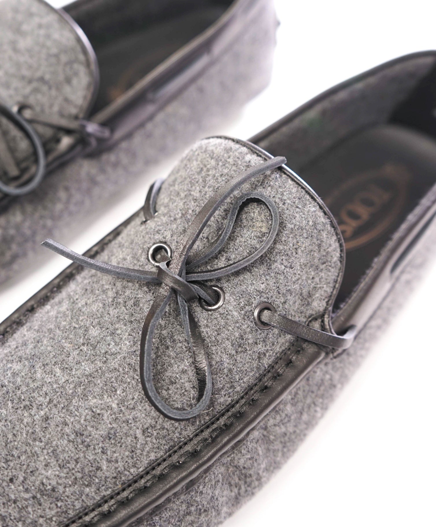 $545 TOD'S - Gray Flannel Driving Loafers - US 10.5 (9.5UK)