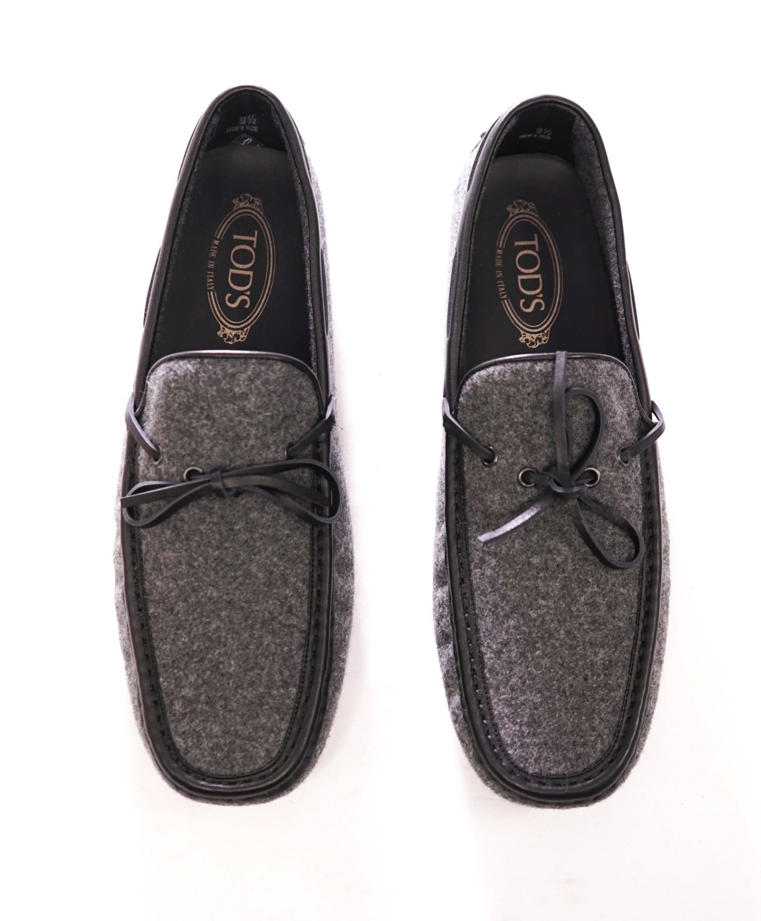 $545 TOD'S - Gray Flannel Driving Loafers - US 10.5 (9.5UK)
