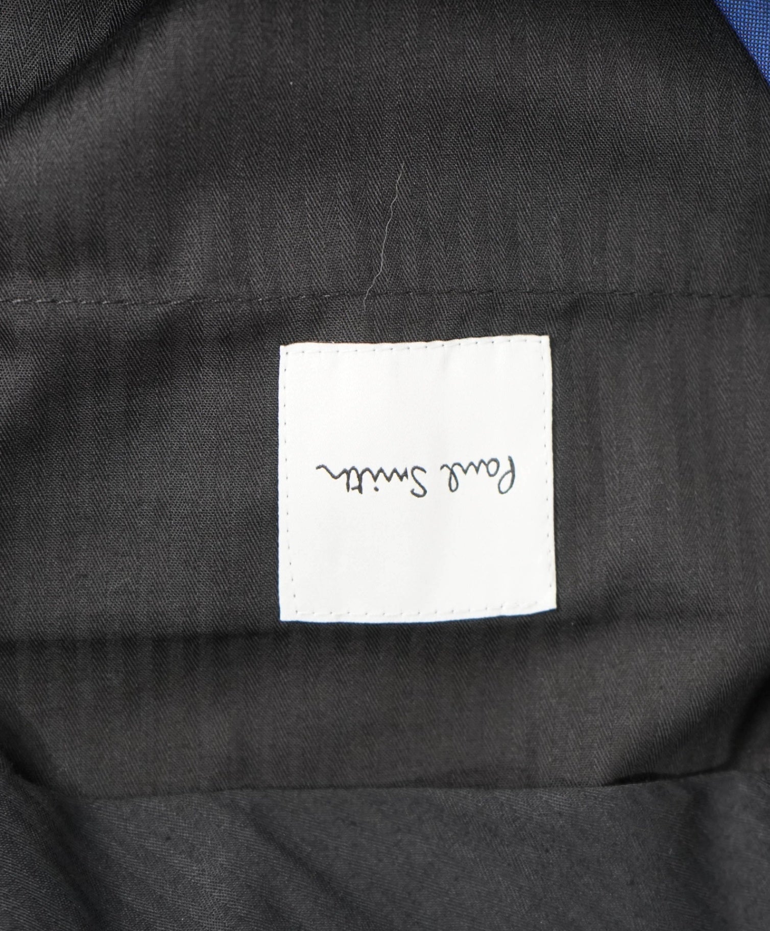 $595 PAUL SMITH - Solid Bold Blue Wool/Mohair Pants - 38W