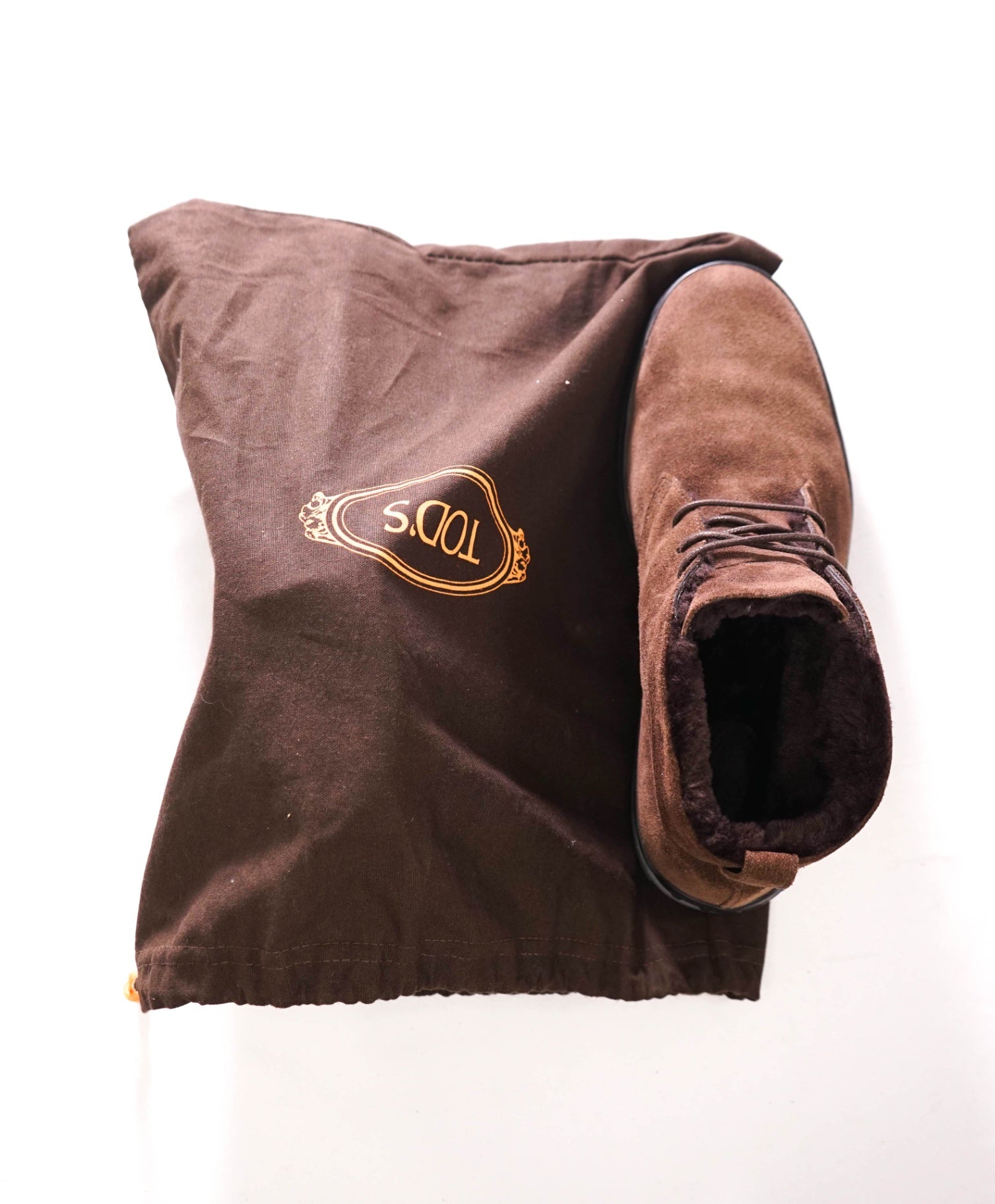 $595 TOD'S - Brown SHEARLING Suede Chukka Boot - US 10 (9UK)