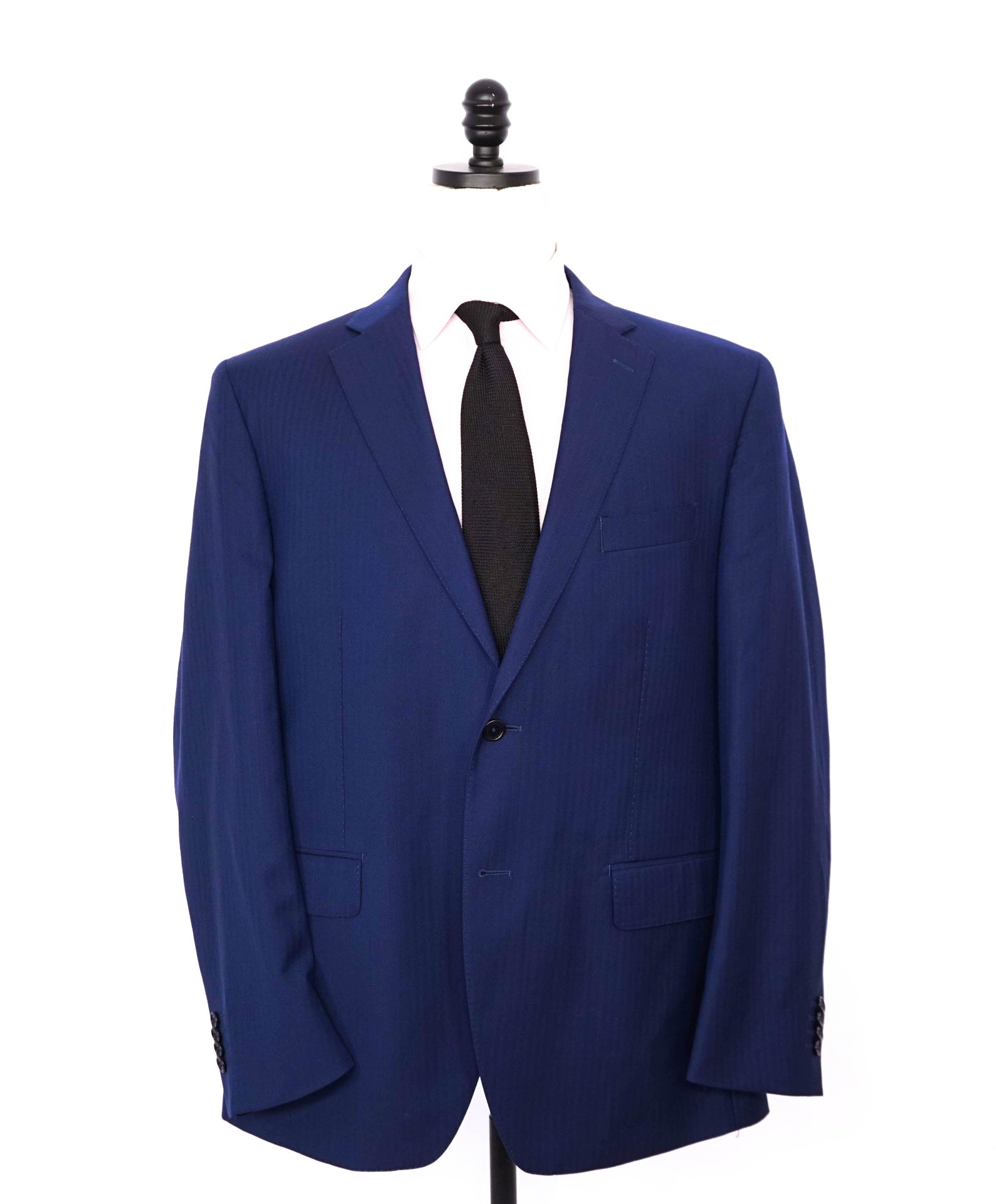 $1,295 ZEGNA For SAKS 5TH AVE - Navy Wool "TRAVELLER" Suit - 44R