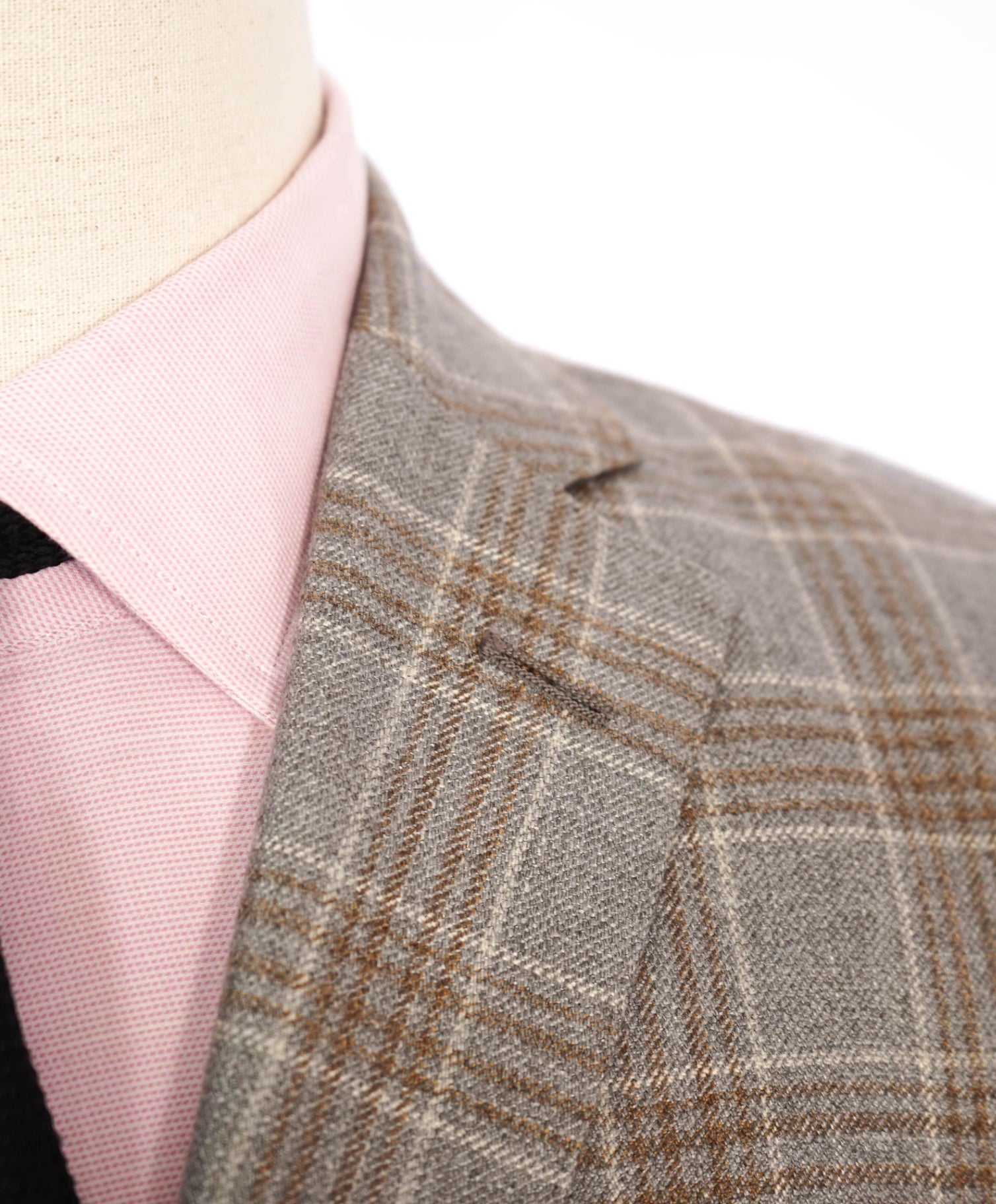 $1,595 LORO PIANA For SFA - Gray/Brown Silk/Cashmere Blazer - 40R