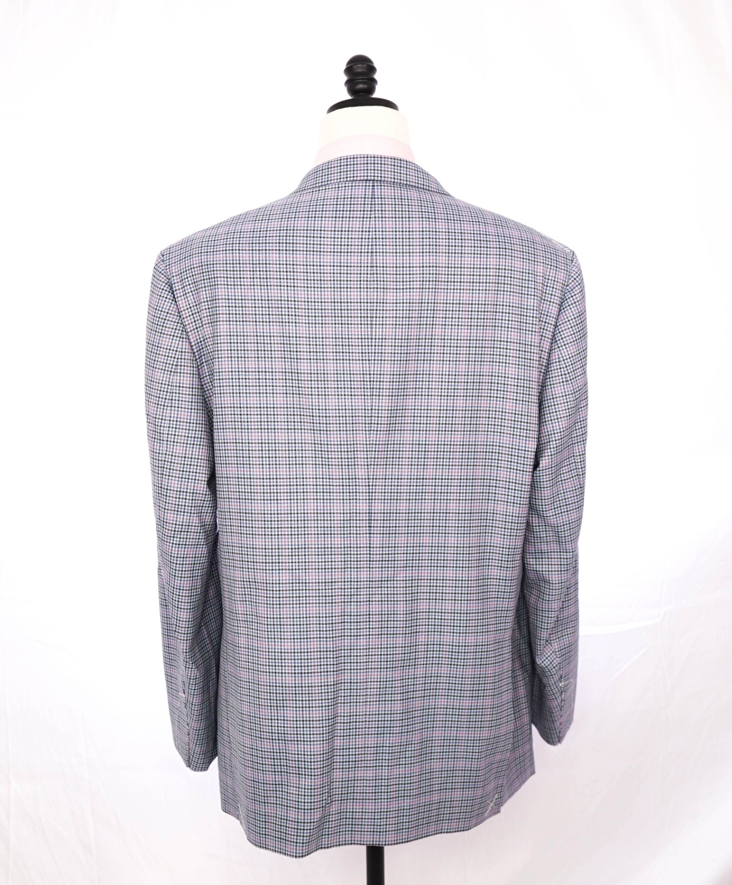 $1,117 SAKS 5TH AVE By ISAIA NAPOLI- Blue/Purple Wool Blazer - 48L