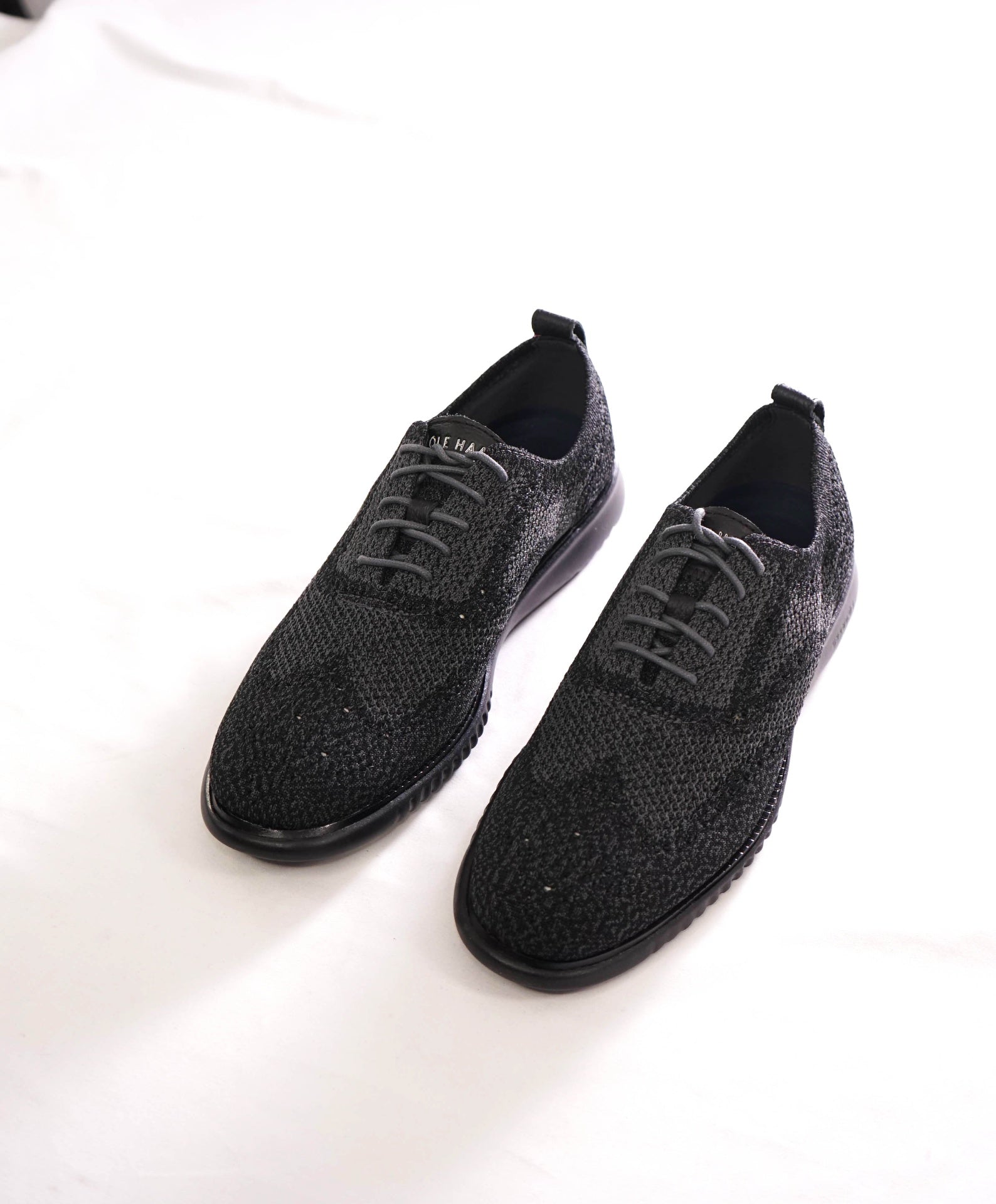 $200 COLE HAAN - Gray ZEROGRAND STITCHLITE Knit Oxfords - 9.5 M