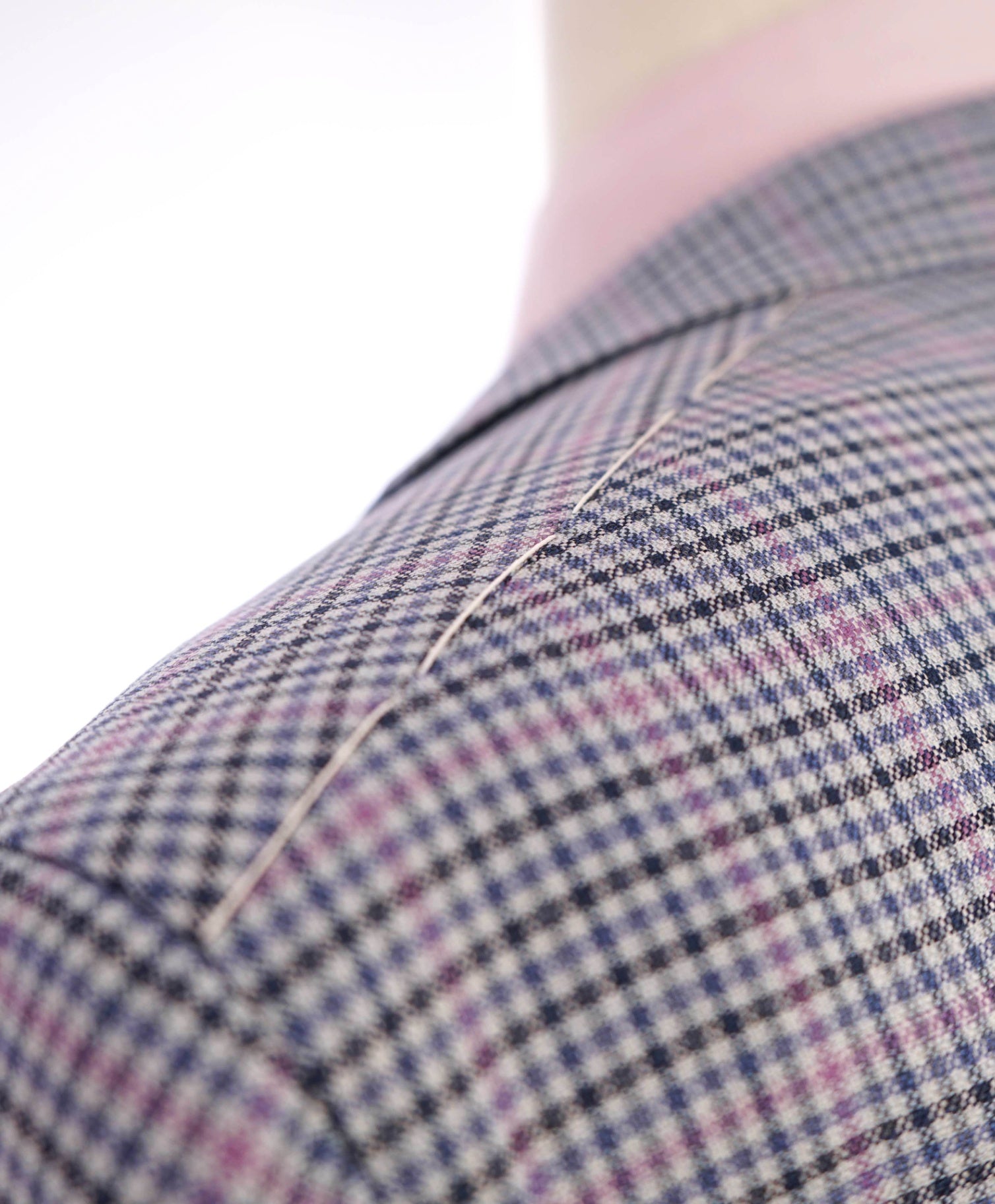 $1,117 SAKS 5TH AVE By ISAIA NAPOLI- Blue/Purple Wool Blazer - 48L