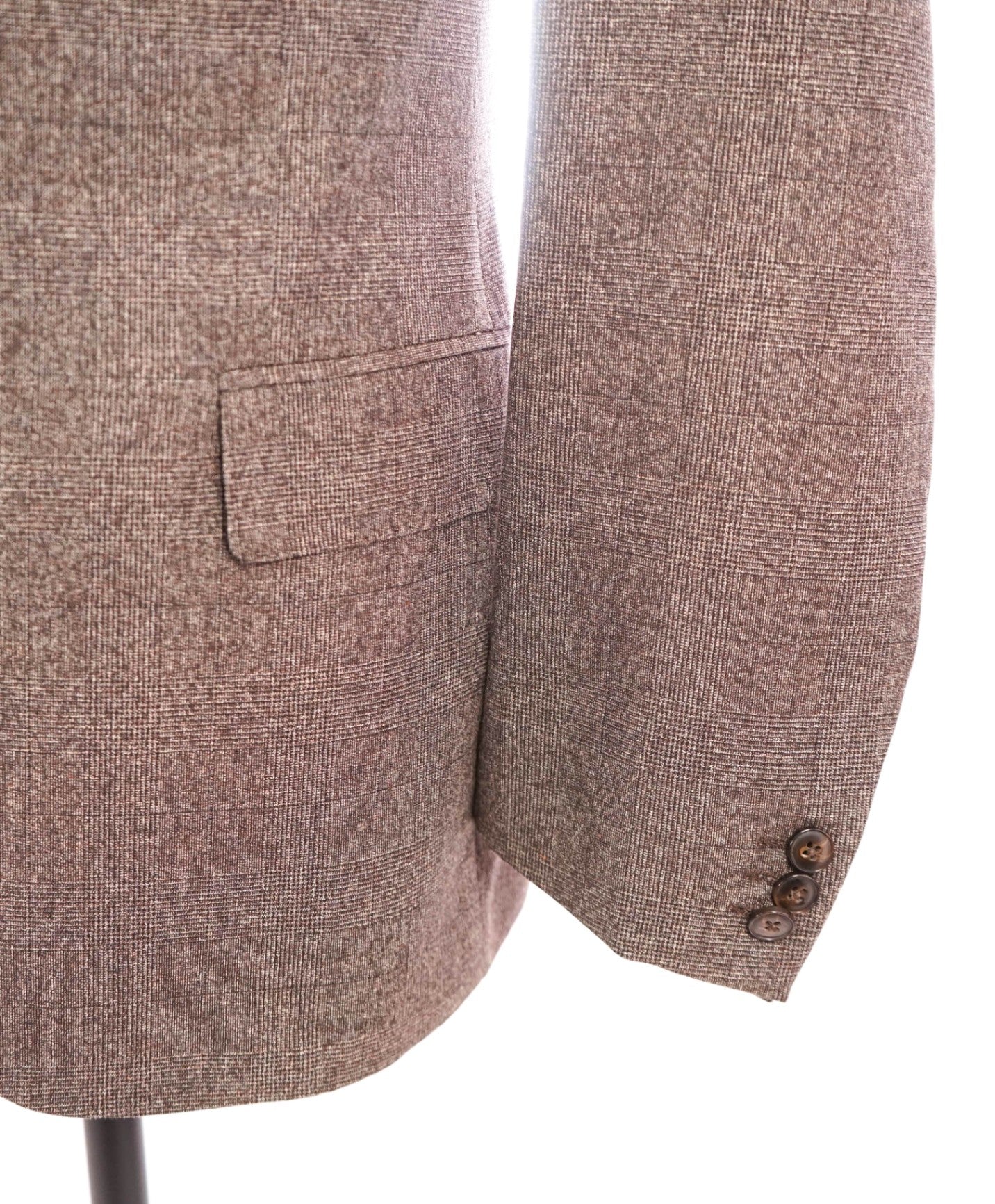 $1,750 LUIGI BIANCHI MANTOVA - Brown Wool/Cotton 2/3-Btn Suit - 42R
