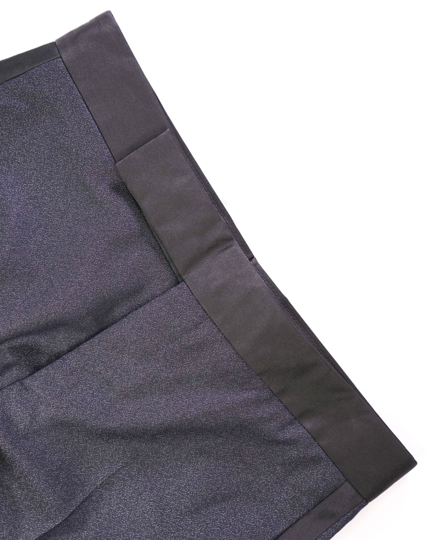 $1,275 GIORGIO ARMANI - Navy Wool/Silk Tuxedo Pants - 35W