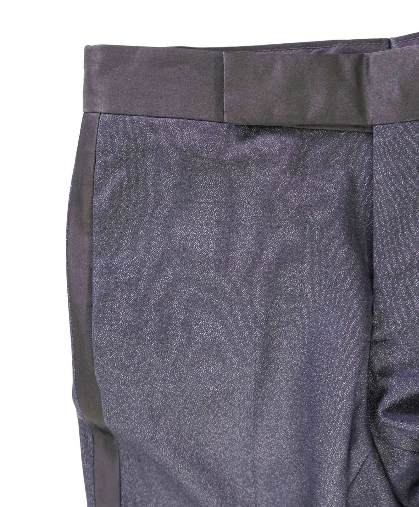 $1,275 GIORGIO ARMANI - Navy Wool/Silk Tuxedo Pants - 35W