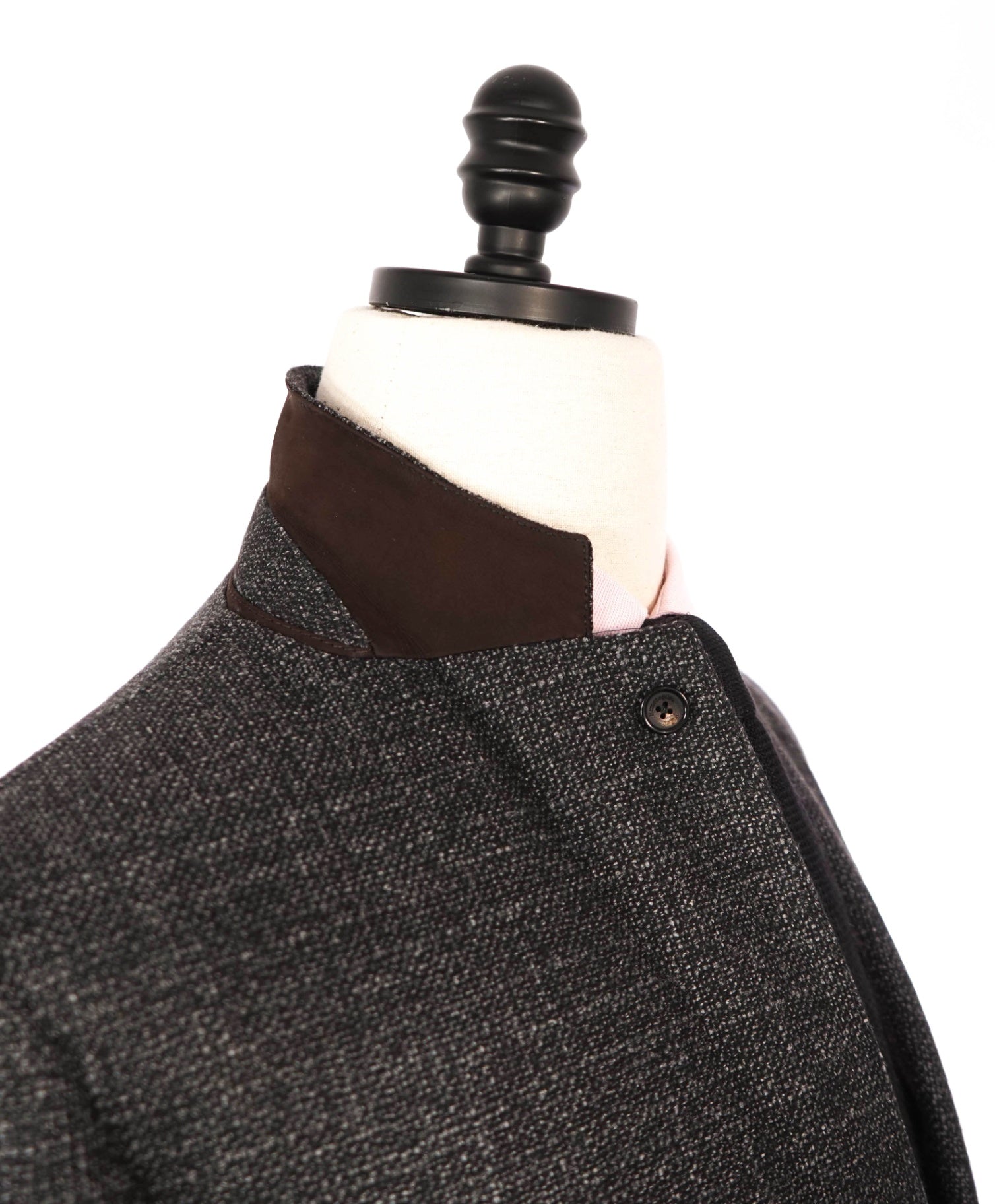 $3,695 ZEGNA - Dark Gray Wool/Silk Sport Coat - 44R