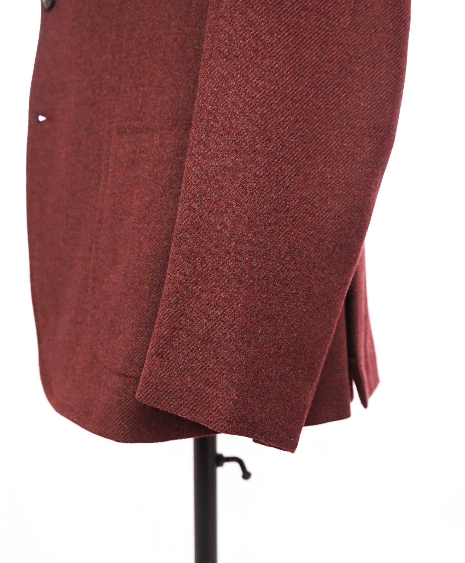 $5,200 ISAIA - Burgundy PURE CASHMERE Sport Jacket - 42R
