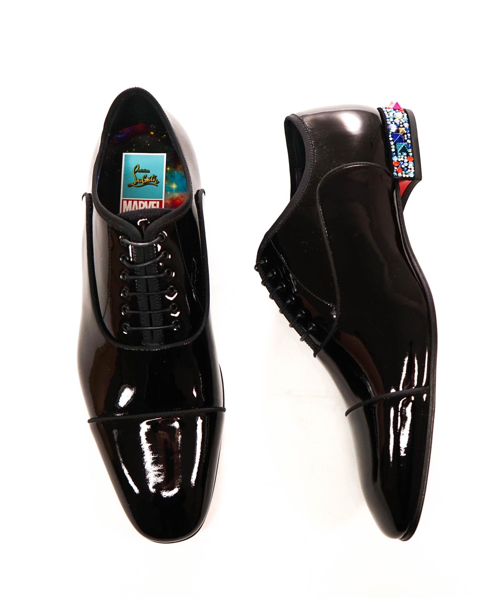 $1,750 LOUBOUTIN - *MARVEL limited* Patent Oxfords - US 9 (42EU)