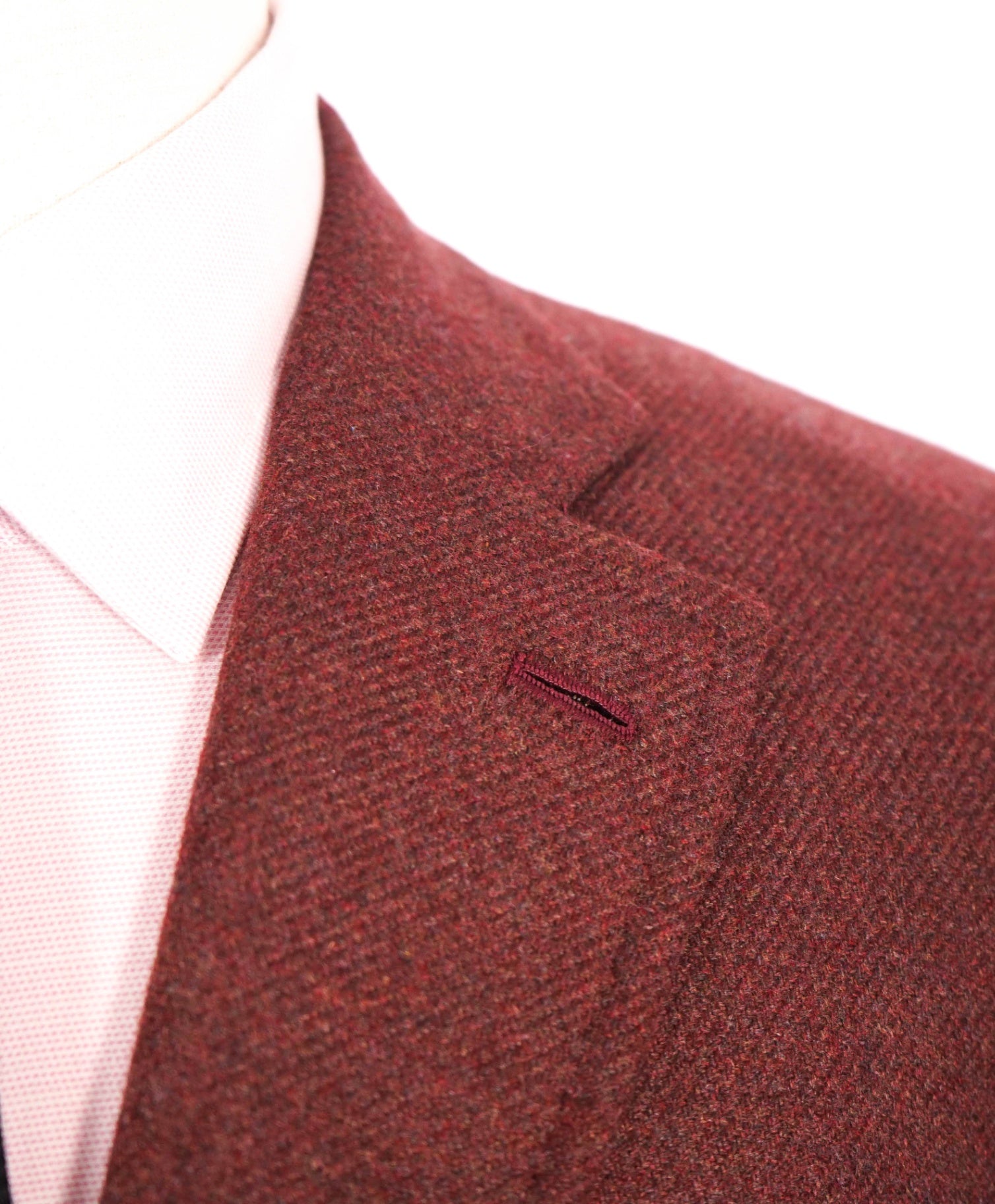$5,200 ISAIA - Burgundy PURE CASHMERE Sport Jacket - 42R