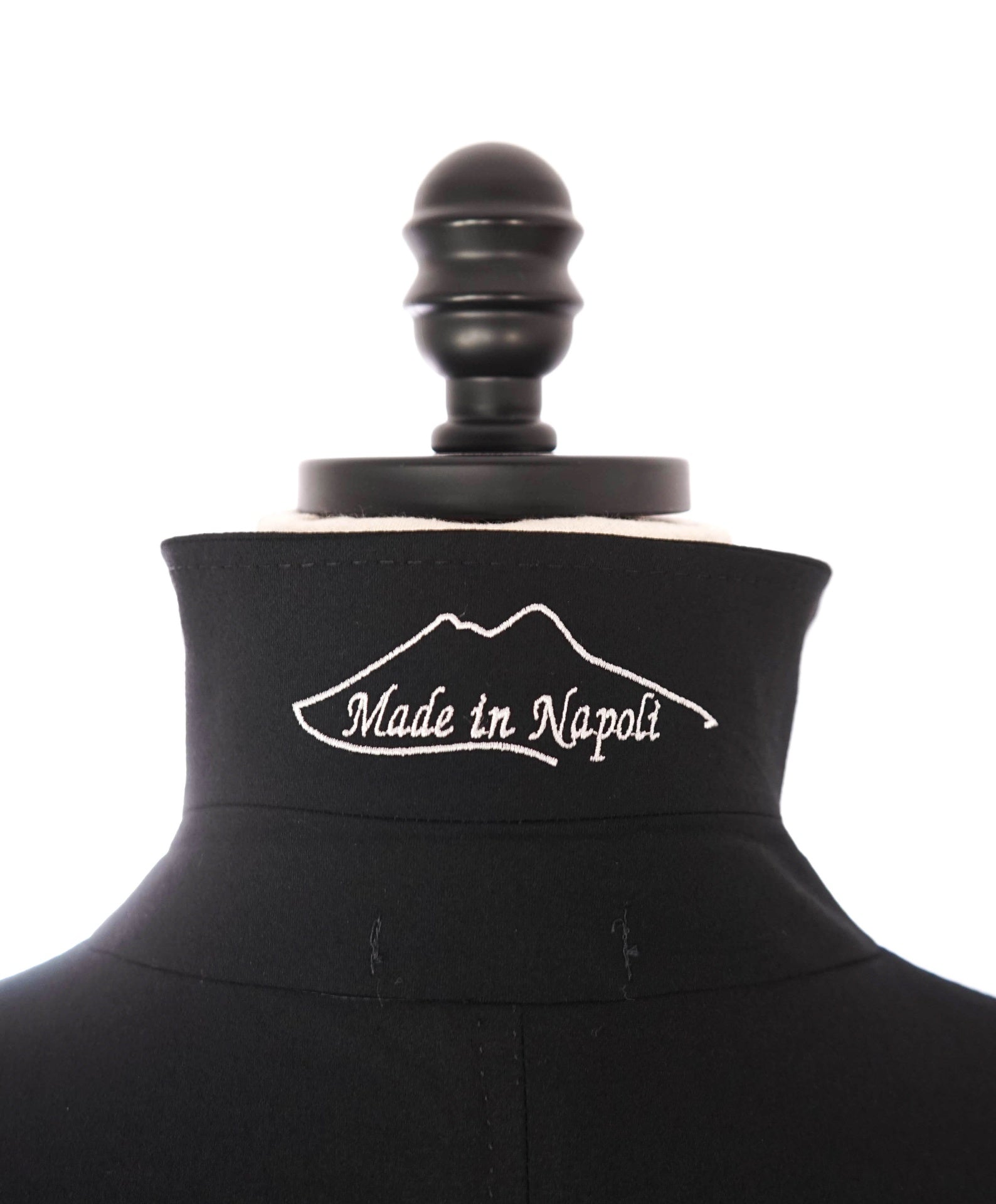 $1,295 CARACCIOLO - Solid Black Wool 2/3-Btn Jacket Overshirt - 48R