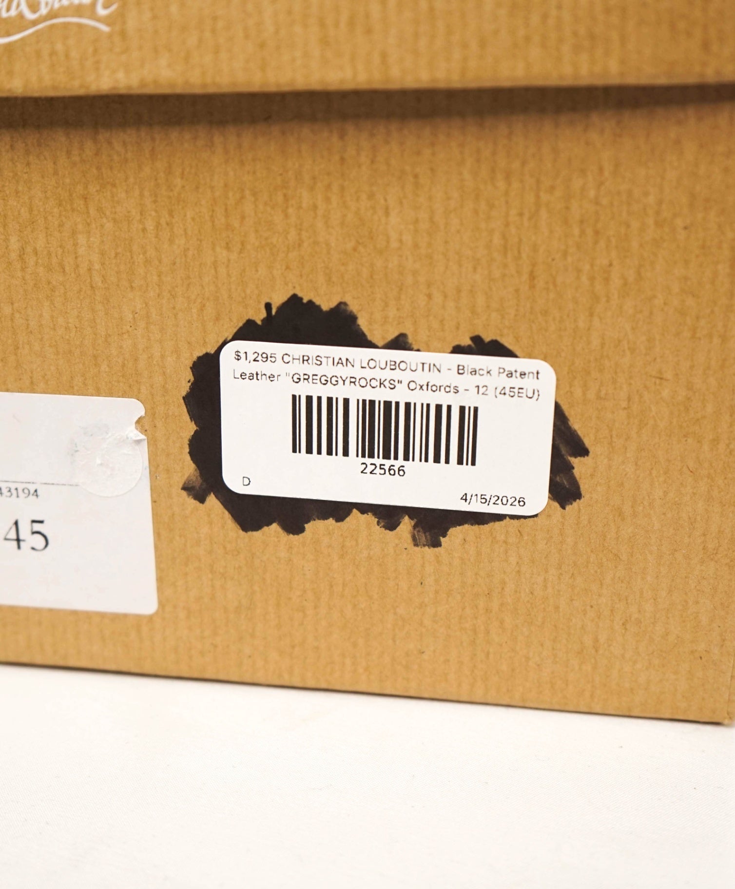$1,295 LOUBOUTIN - Black Patent "GREGGYROCKS" Oxfords - 12 (45EU)