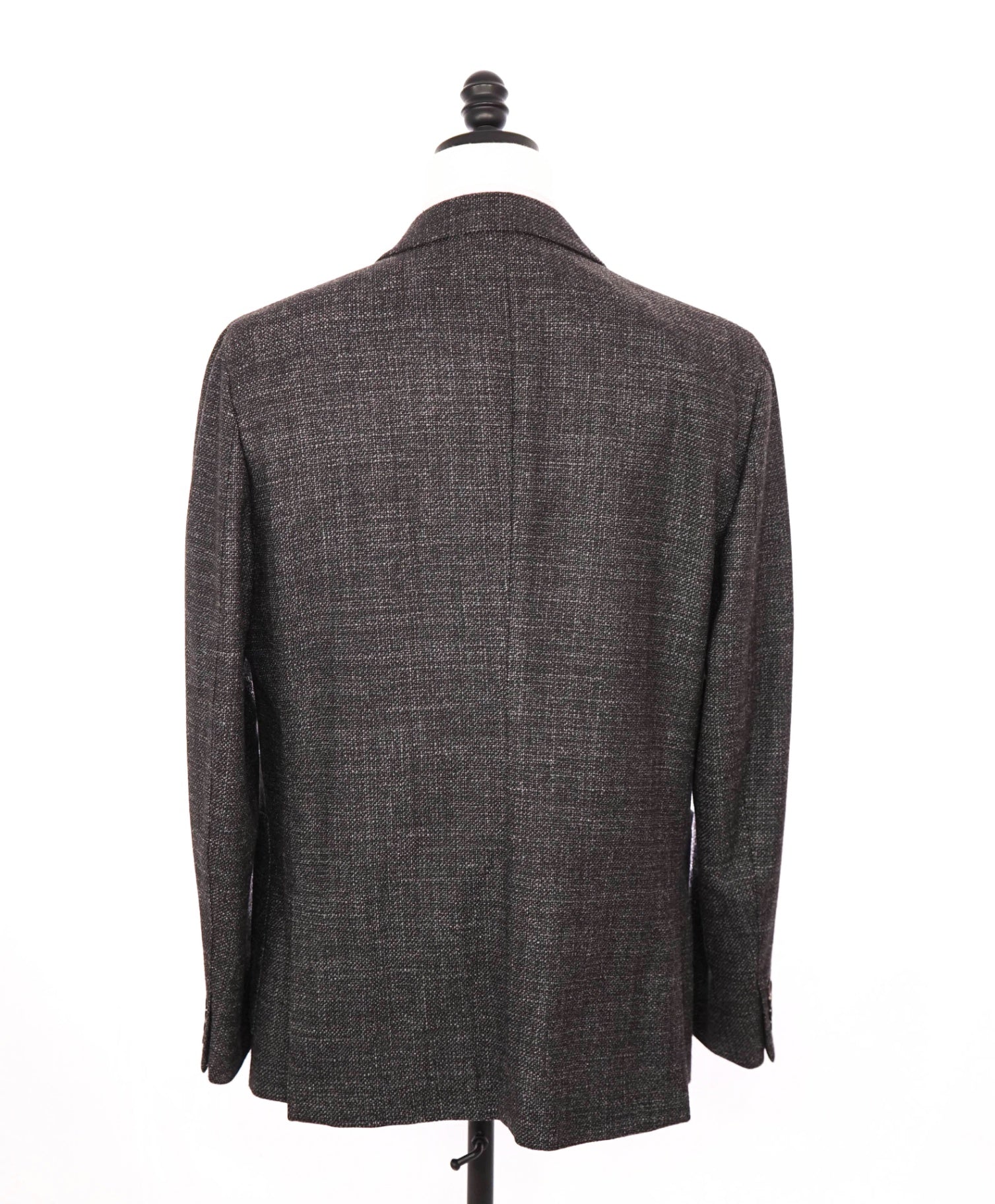 $3,695 ZEGNA - Dark Gray Wool/Silk Sport Coat - 44R