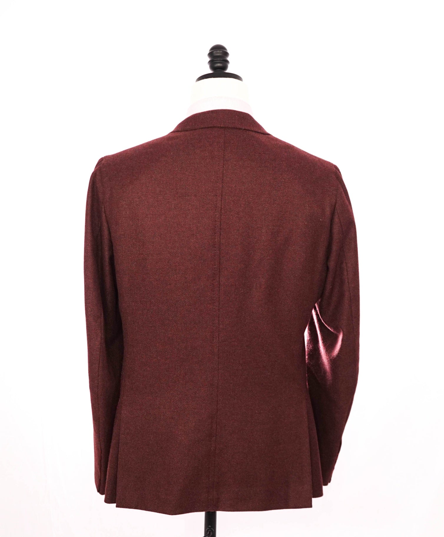 $5,200 ISAIA - Burgundy PURE CASHMERE Sport Jacket - 42R