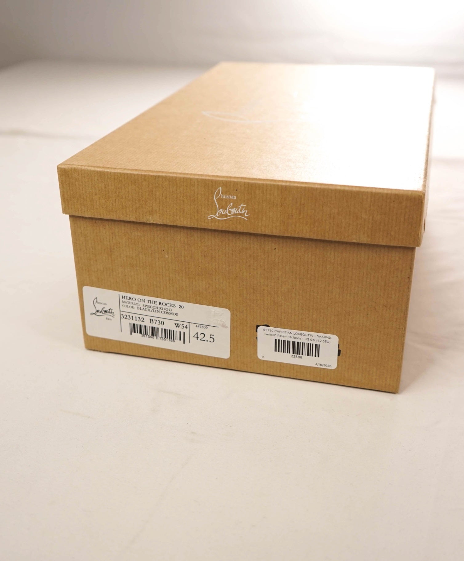 $1,750 LOUBOUTIN - *MARVEL limited* Patent Oxfords - US 9.5 (42.5EU)