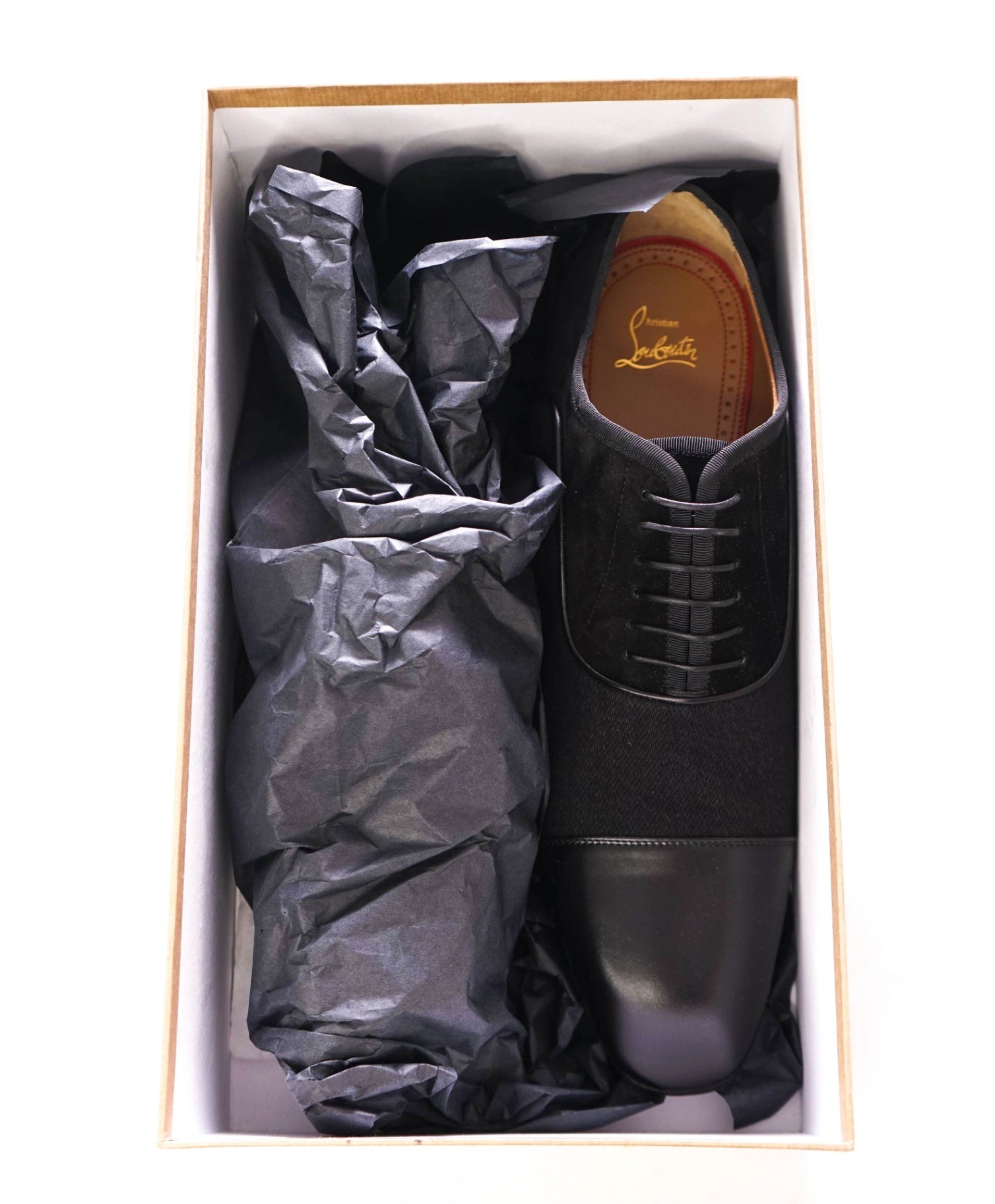 $1,295 LOUBOUTIN - Black "GREGGYROCKS" Oxfords - 13 (46EU)