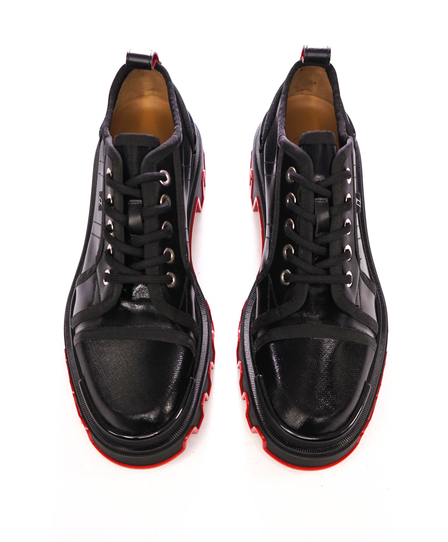 $1,745 LOUBOUTIN - Toile Enduite "PANAMIC DUNE" Sneakers - US 11.5 (44.5EU)
