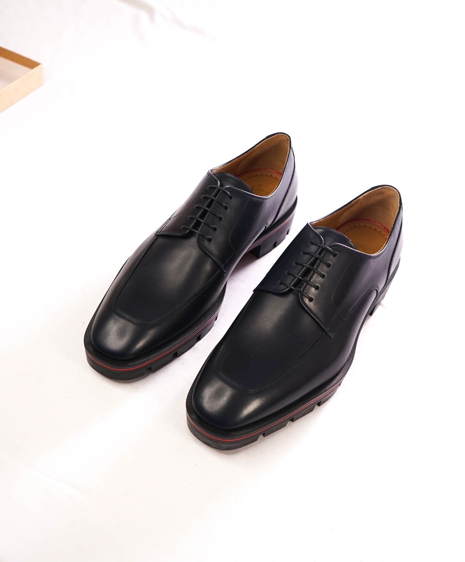 $1,190 LOUBOUTIN - Blue Lug Sole *DAVISOL* Derby - US 10 (43EU)