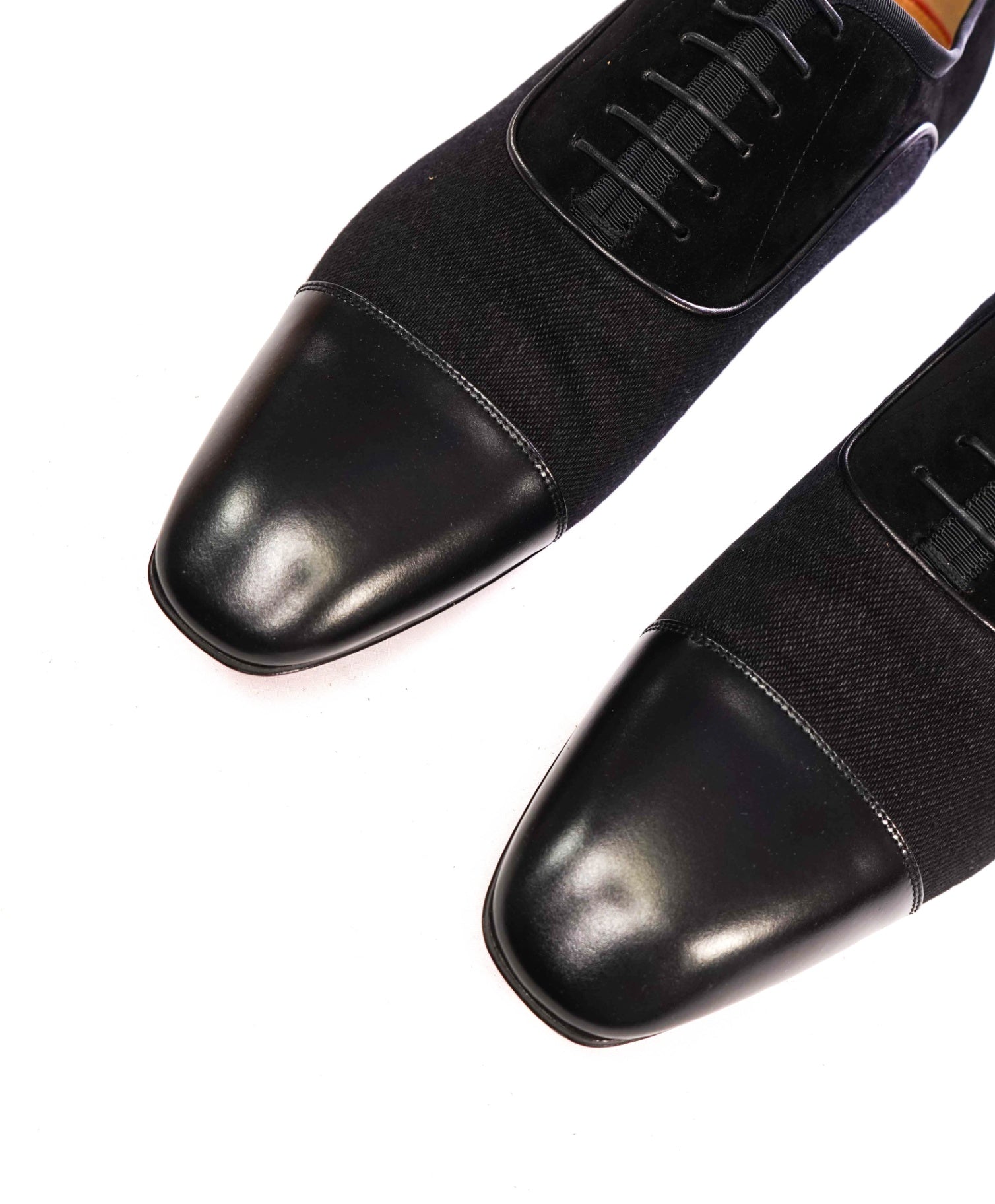 $1,050 LOUBOUTIN - *GREGGO* Black Oxfords - US 12.5 (EU45.5)