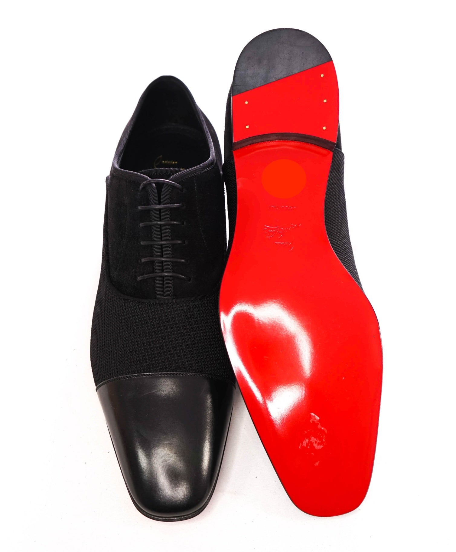 $1,050 LOUBOUTIN - *GREGGO* Black Oxfords - US 12.5 (EU45.5)