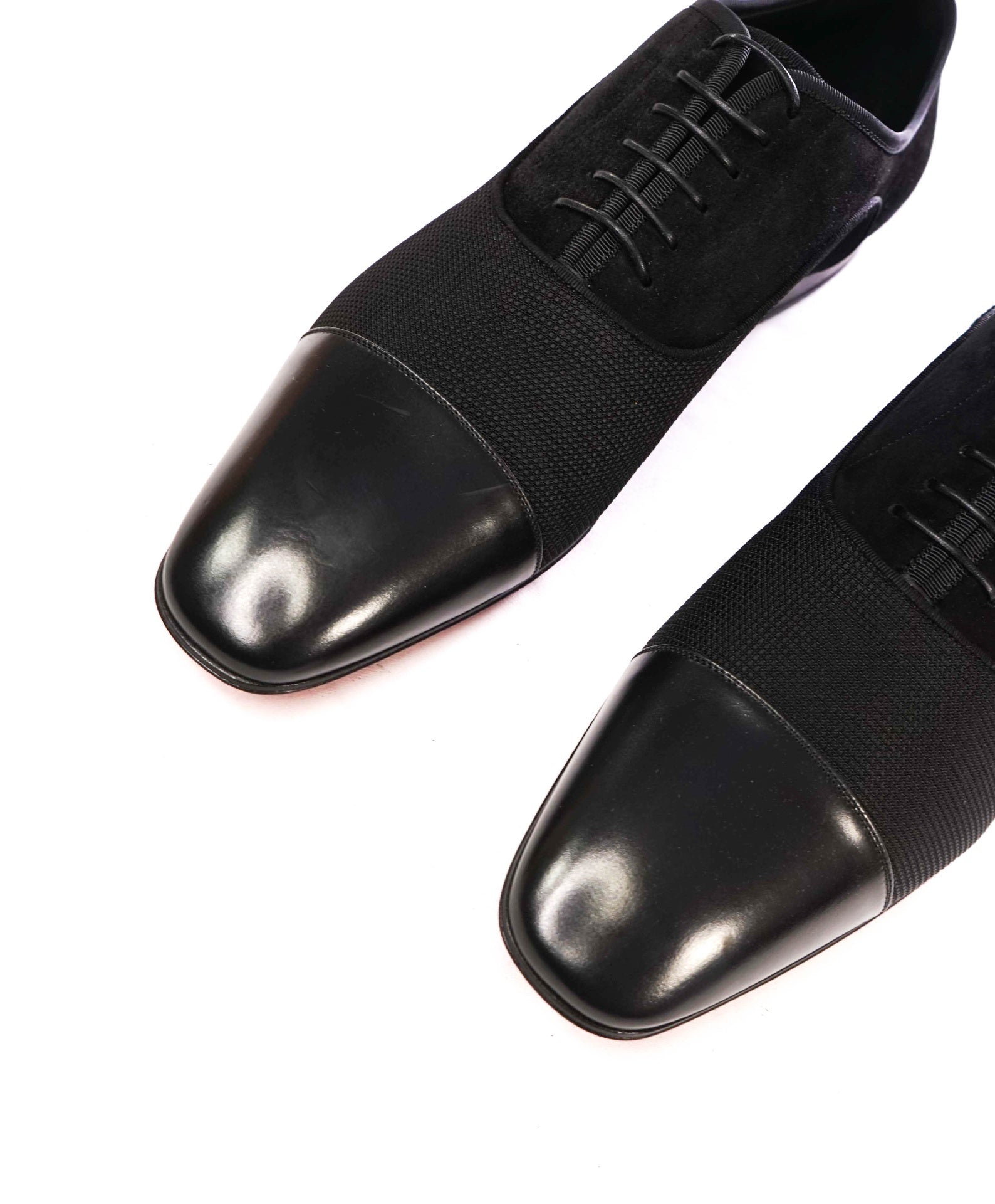 $1,050 LOUBOUTIN - *GREGGO* Black Oxfords - US 13.5 (EU 46.5)