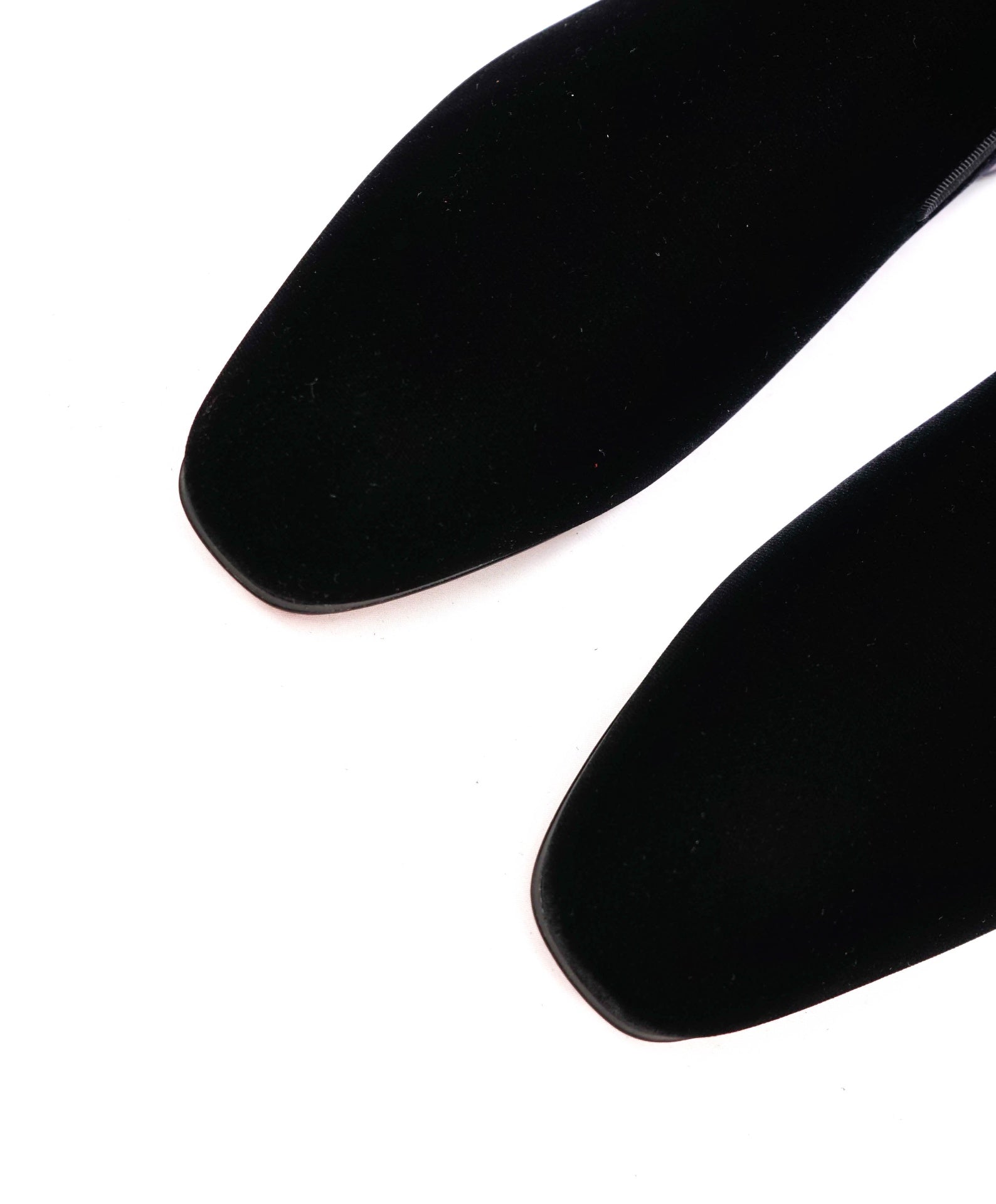 $1,045 LOUBOUTIN - Black Velvet "DANDYROCKS" Loafers - US 12.5 (45.5EU)