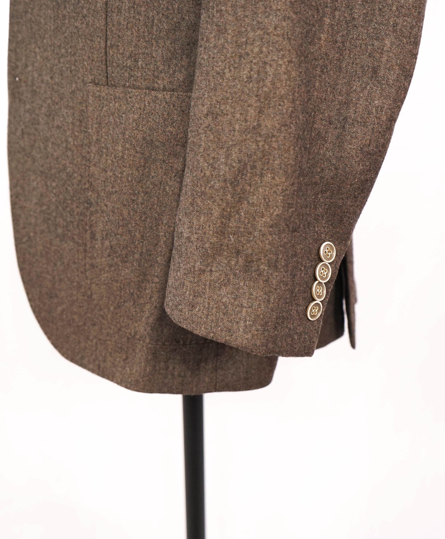 $995 SAKS FIFTH AVENUE - Brown/Gray Wool Blazer - 42R