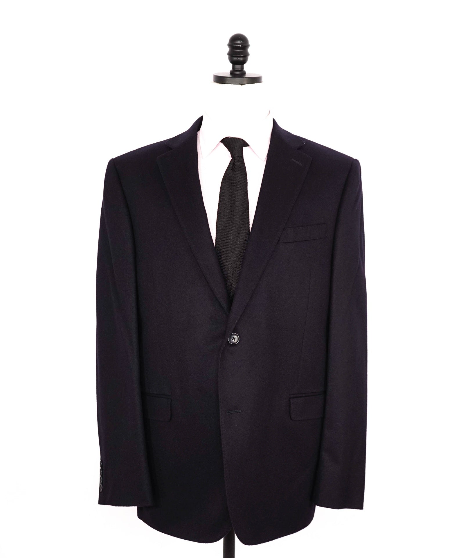 $1,295 SAKS FIFTH AVENUE - Navy 100% Pure Cashmere Blazer - 44R