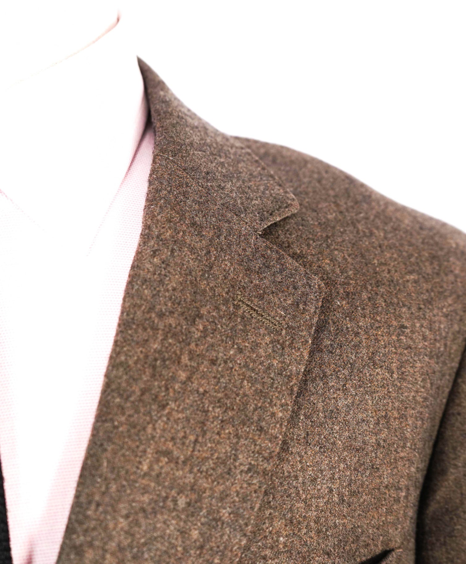 $995 SAKS FIFTH AVENUE - Brown/Gray Wool Blazer - 42R