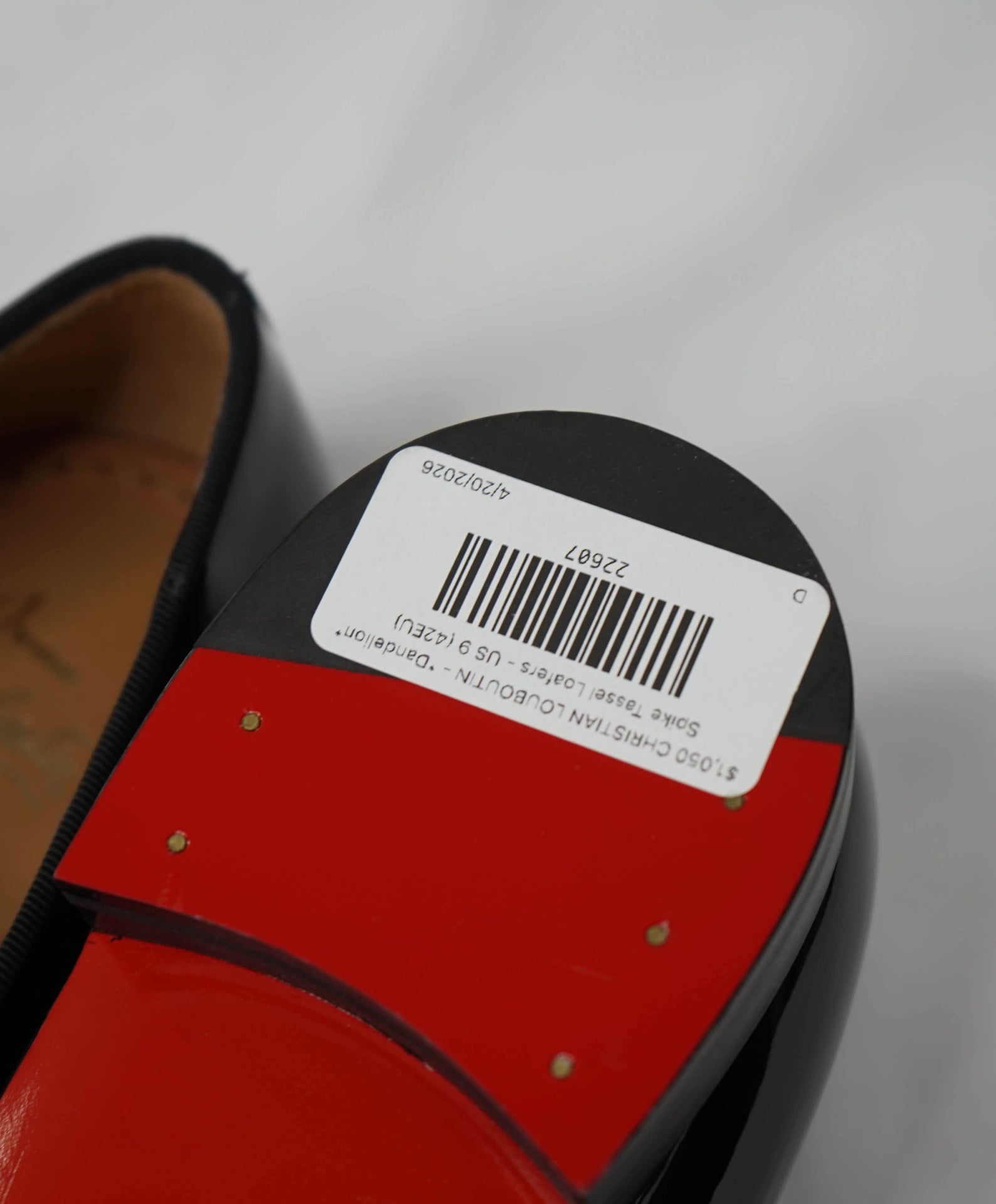 $1,050 LOUBOUTIN - *Dandelion* Spike Tassel Loafers - US 9 (42EU)