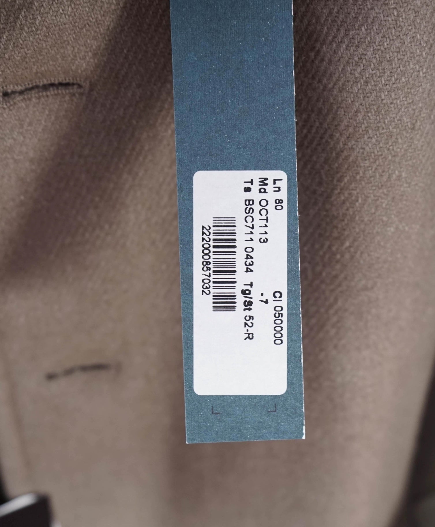 $1,595 BOGLIOLI - Tan Twill Wool Overcoat - 42R