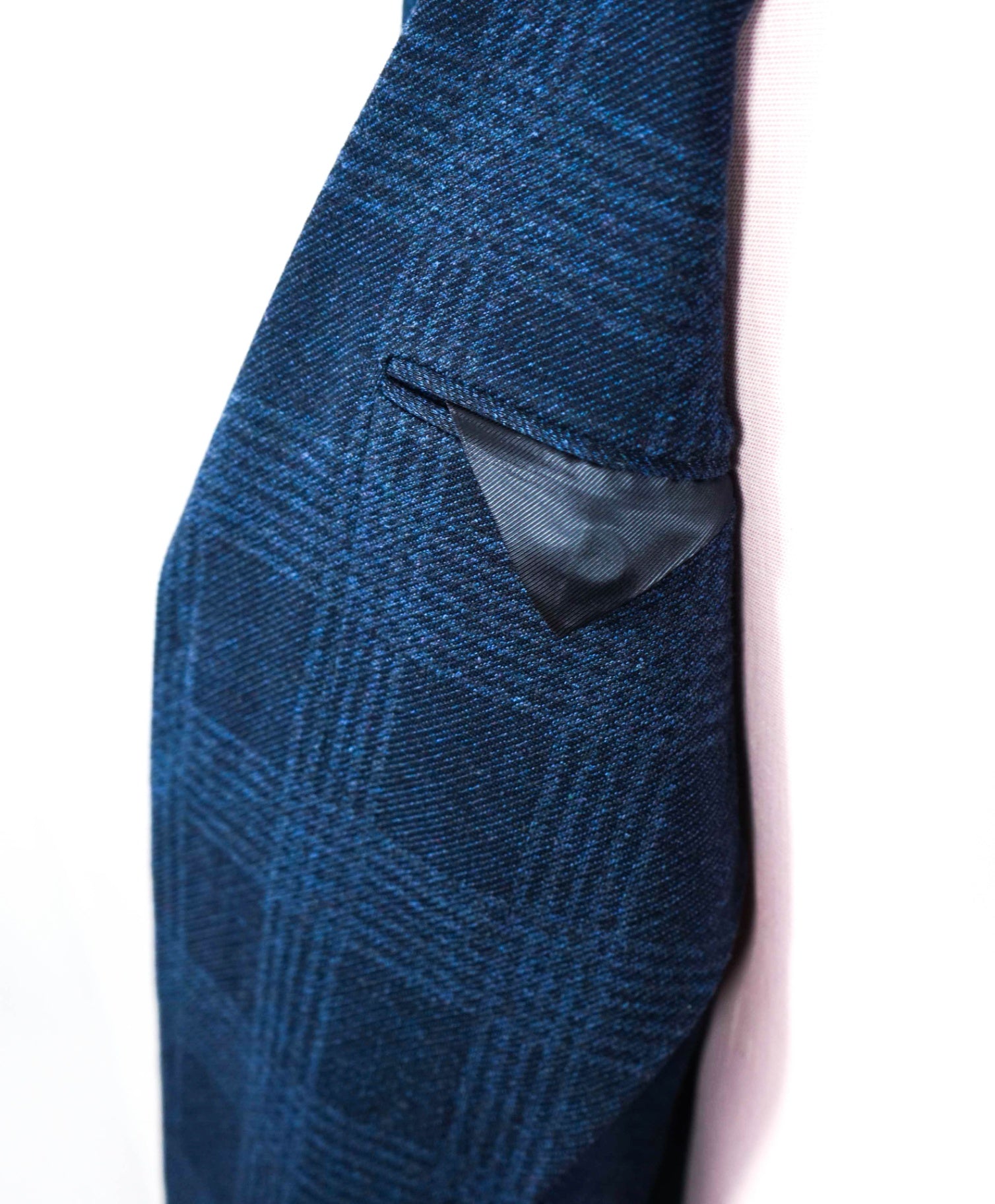 $1,095 ELEVENTY - Blue Plaid Check Cotton Blend Blazer - 42