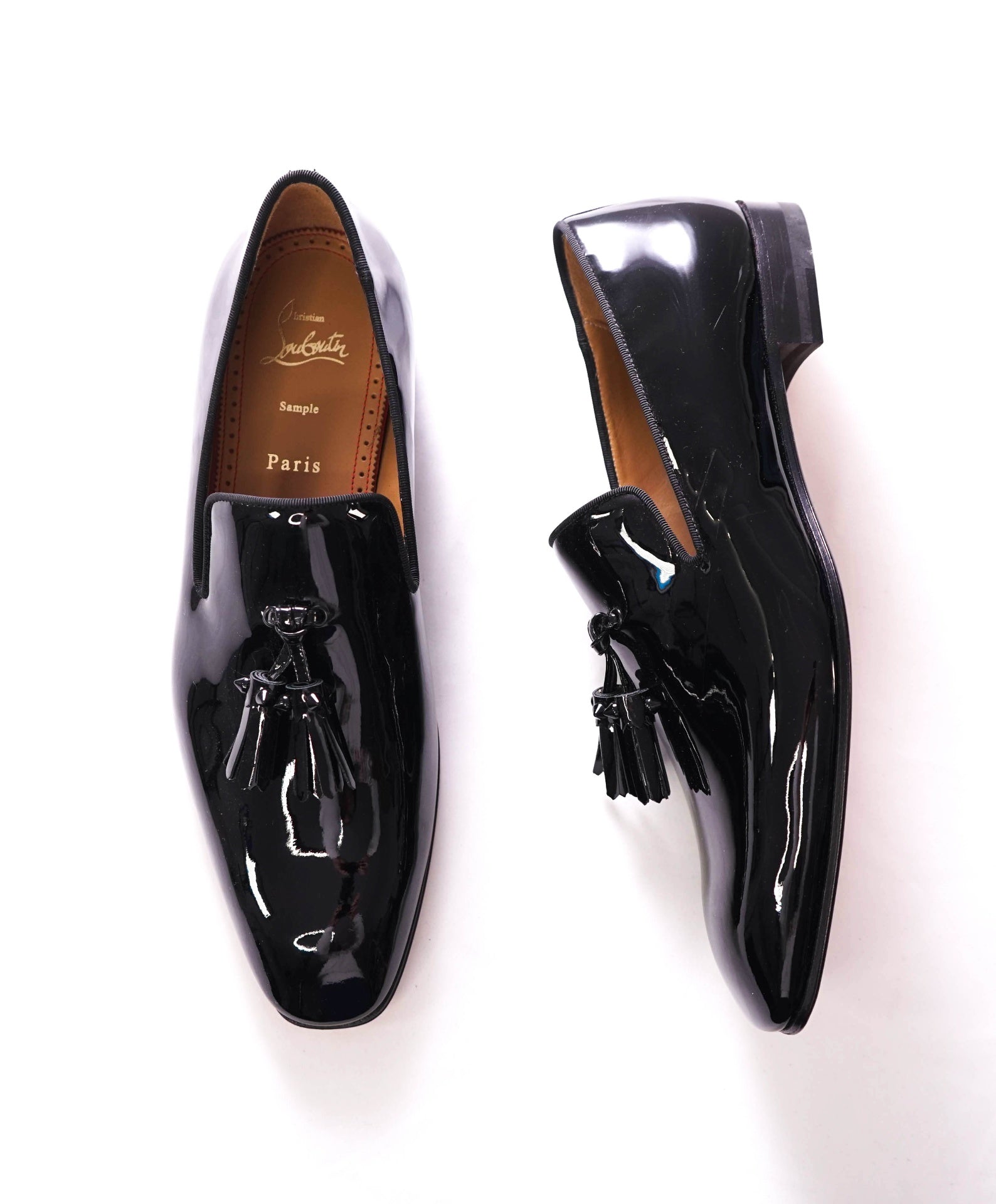 $1,050 LOUBOUTIN - *Dandelion* Spike Tassel Loafers - US 9 (42EU)