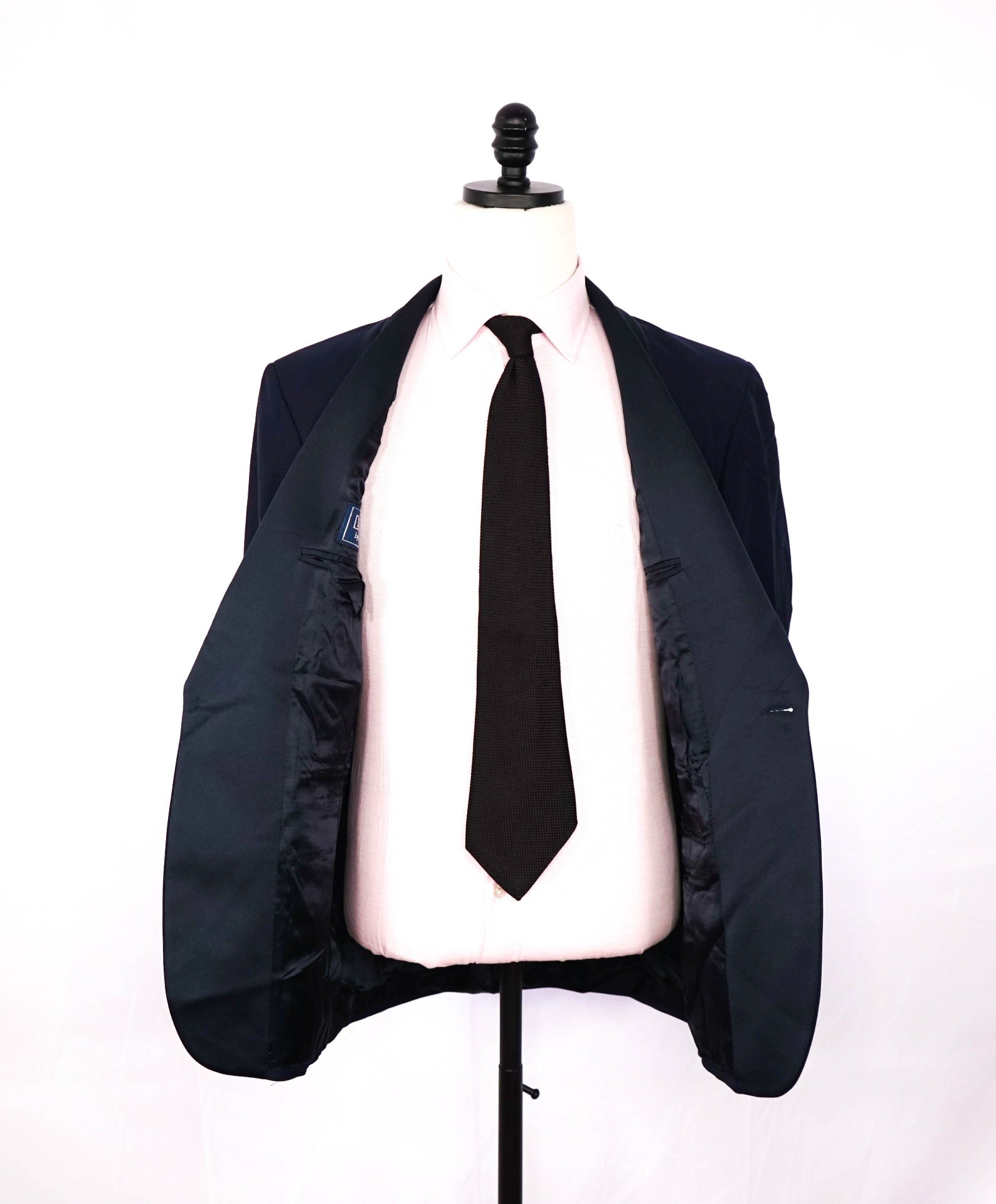 $1,295 POLO RALPH LAUREN - Navy Wool Shawl Lapel Dinner Jacket - 40R