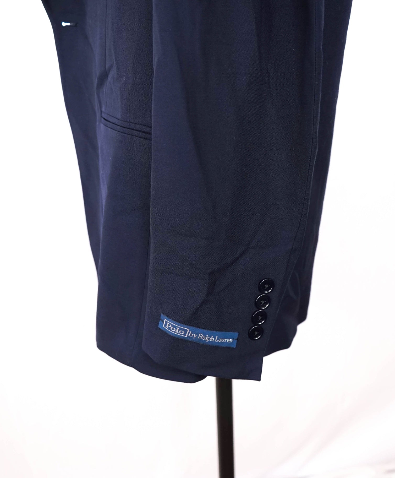 $1,295 POLO RALPH LAUREN - Navy Wool Shawl Lapel Dinner Jacket - 40R