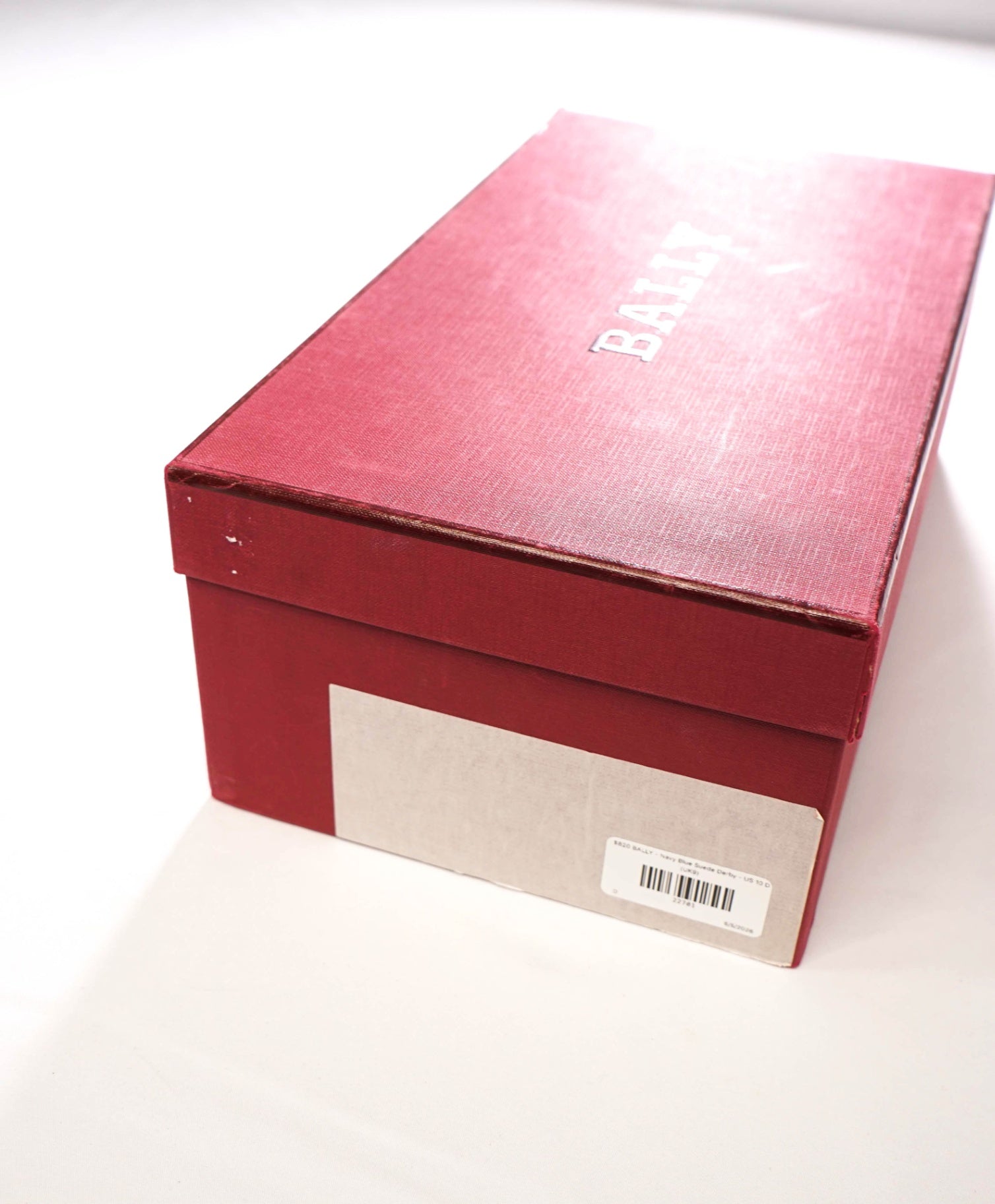 $820 BALLY - Navy Blue Suede Derby - US 10 D (UK9)